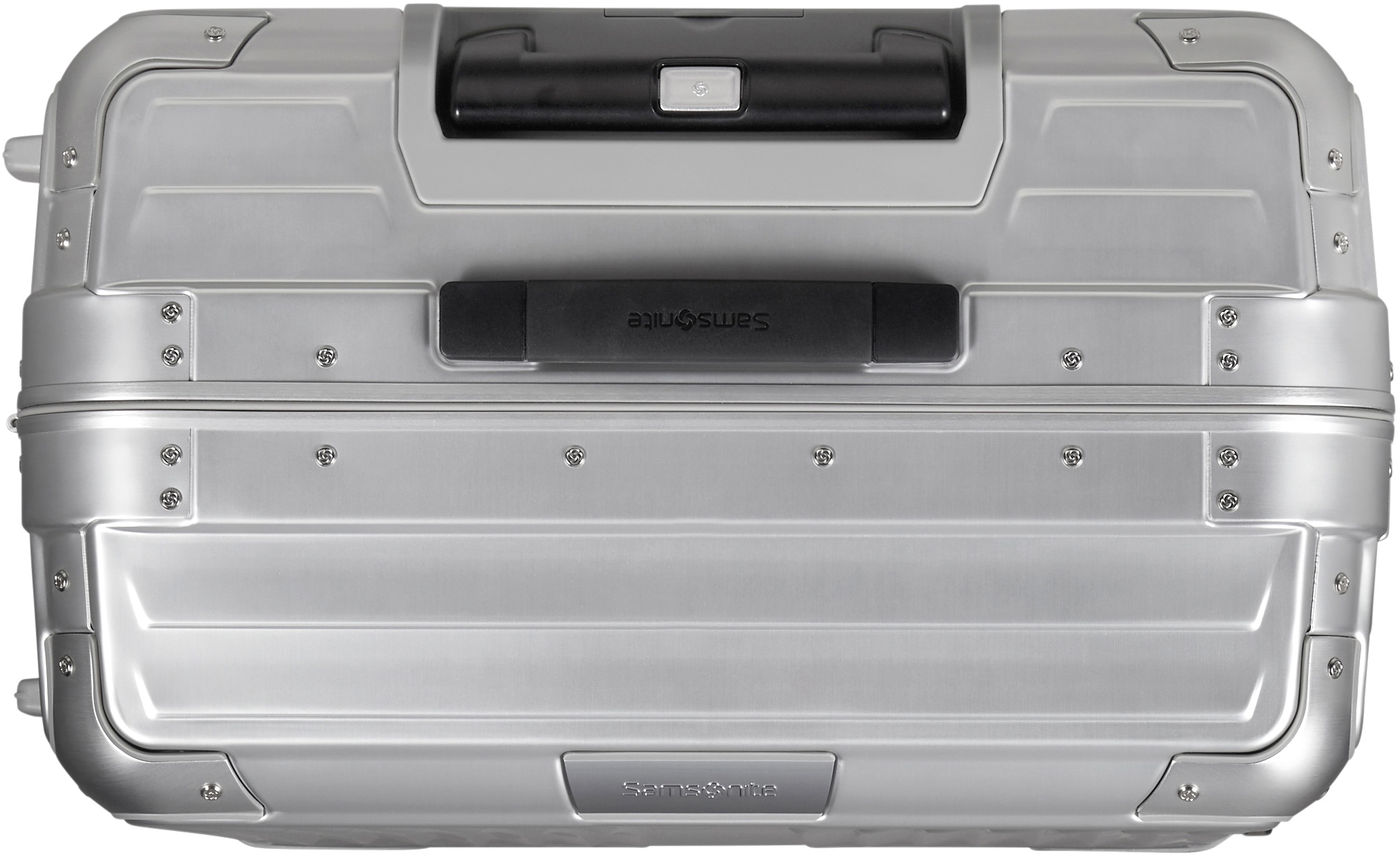 Samsonite Trolley à coque dure »LITE-BOX ALU« 71 litre 4 Rollen aus Aluminium, mit voll gefüttertem Innenraum, mit Kantenschutz