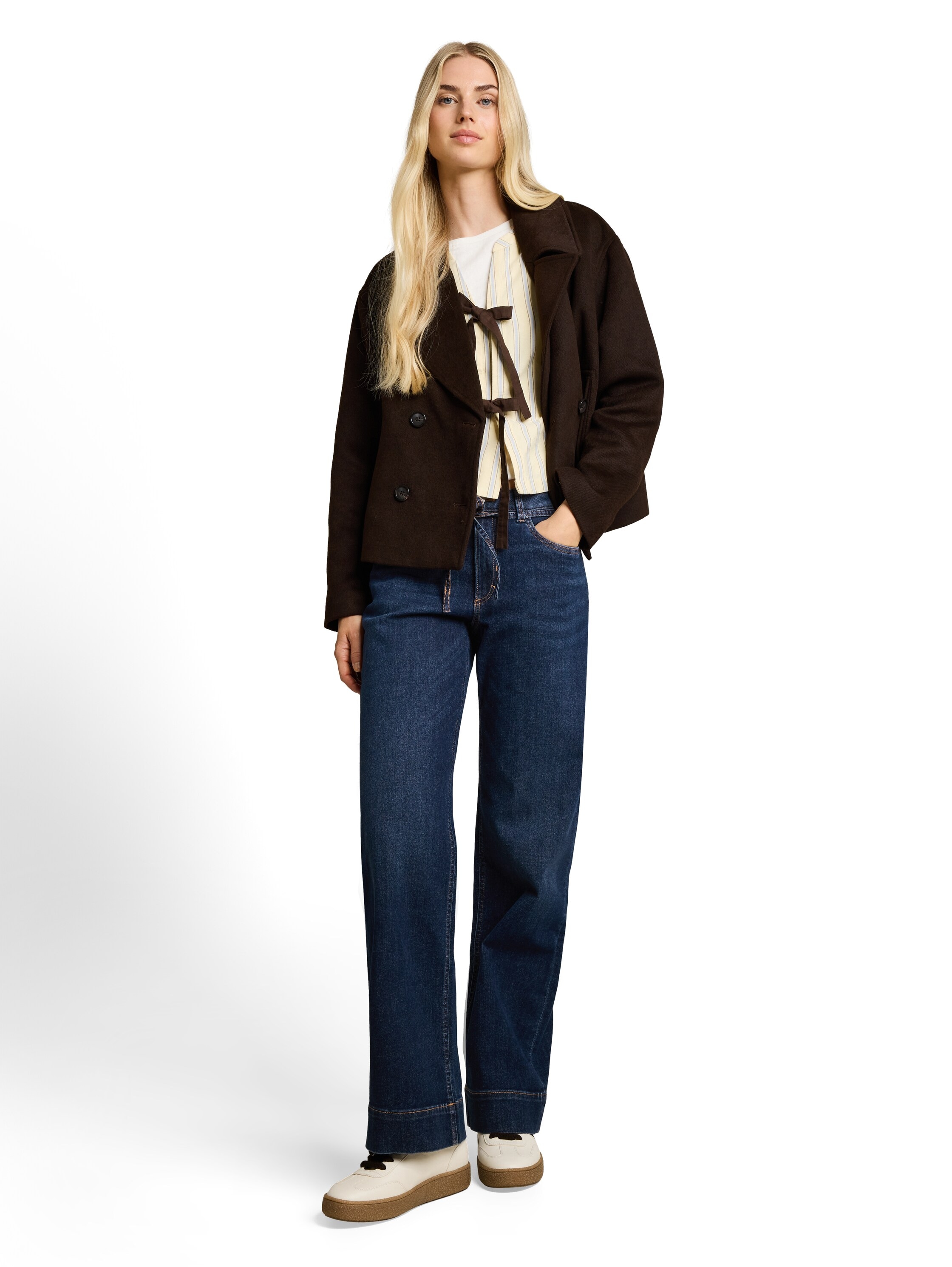 TOM TAILOR Denim Jeans large avec stretch / bande en denim / large