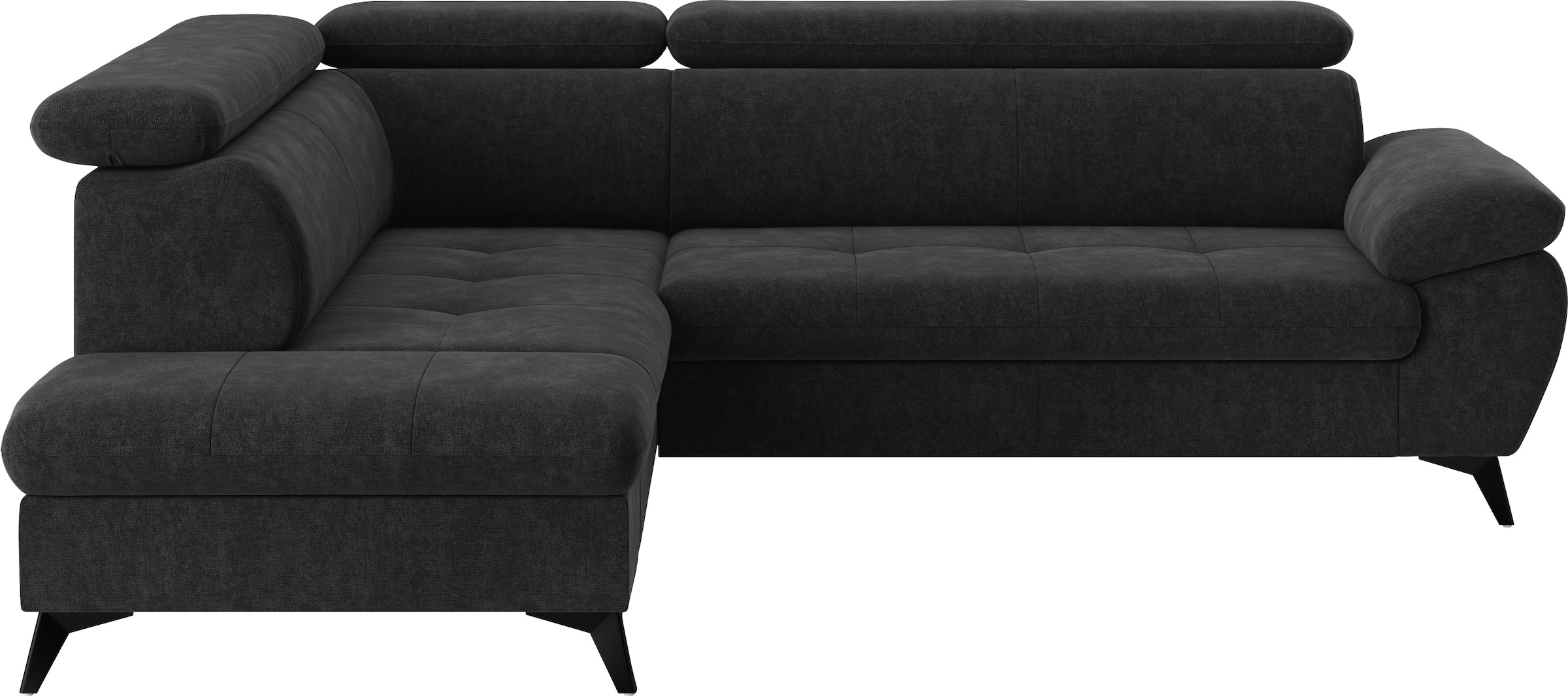 COTTA Ecksofa »Hudson L-Form« mit Kopfteilverstellung, wahlweise mit Bettfunktion & Bettkasten