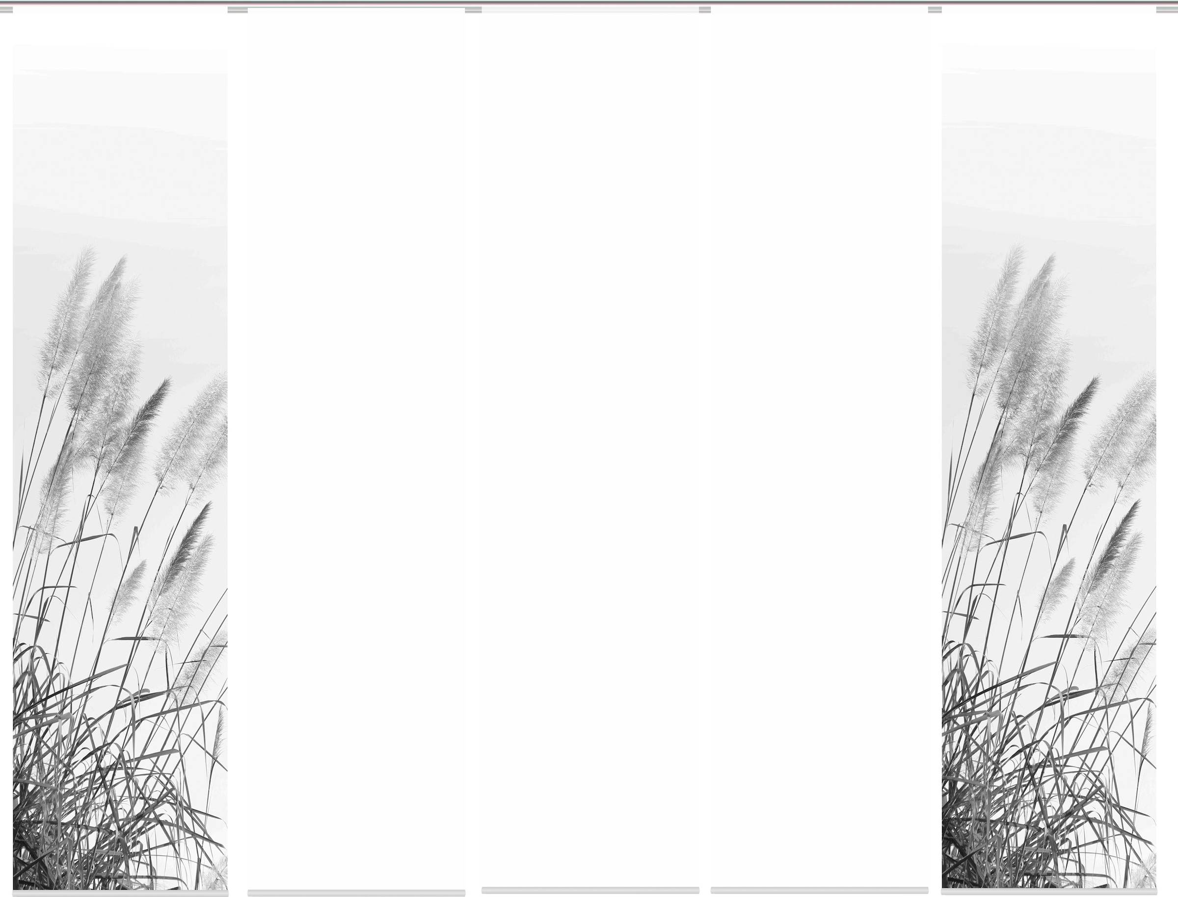 HOME WOHNIDEEN Rideau coulissant »PAMPAS« Support de panneau 1 cuis tlg. DIGITALDRUCK