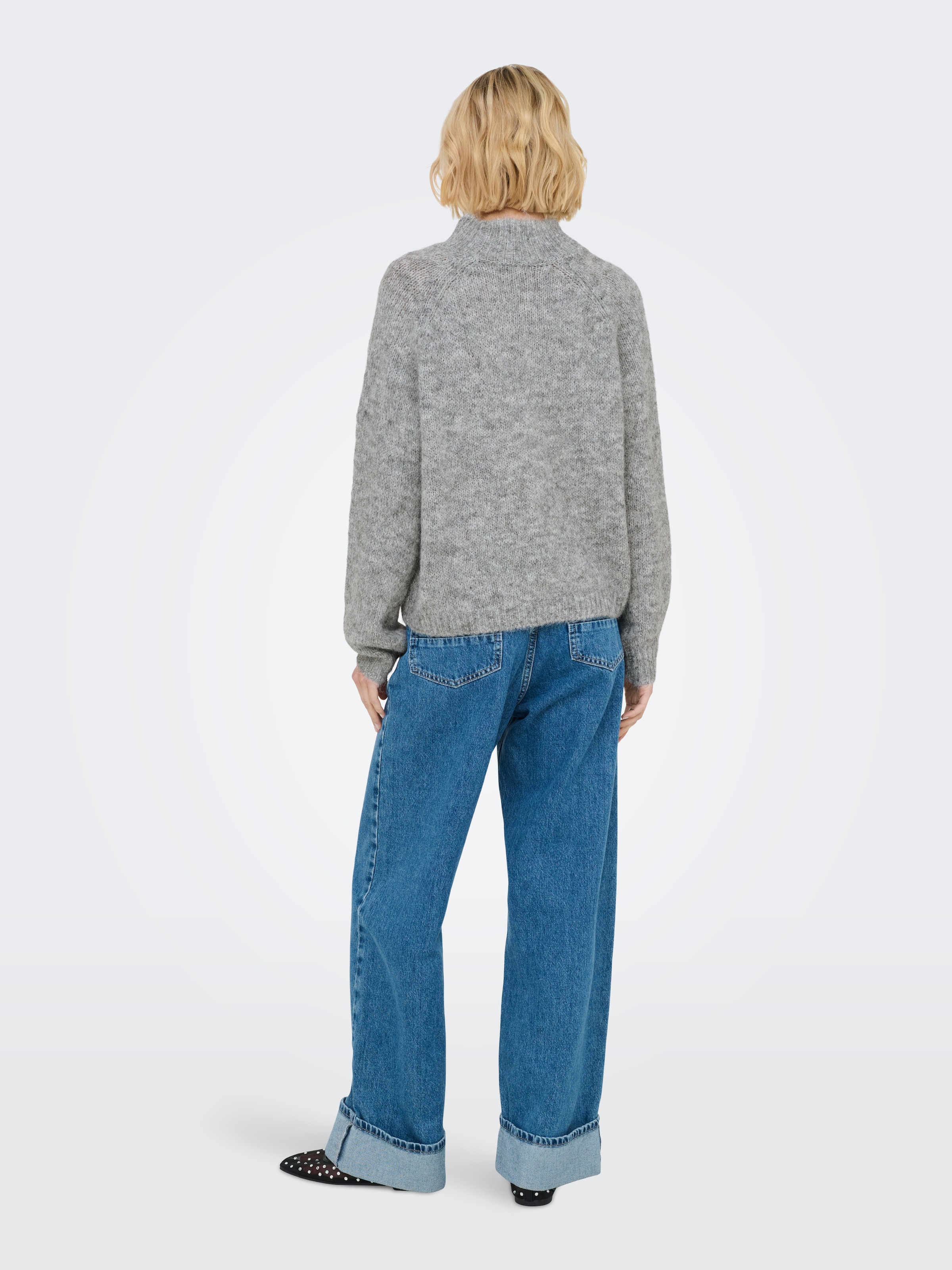 JDY Stehkragenpullover »JDYZOEY LIFE L/S HN RAGLAN PUL KNT NOOS«