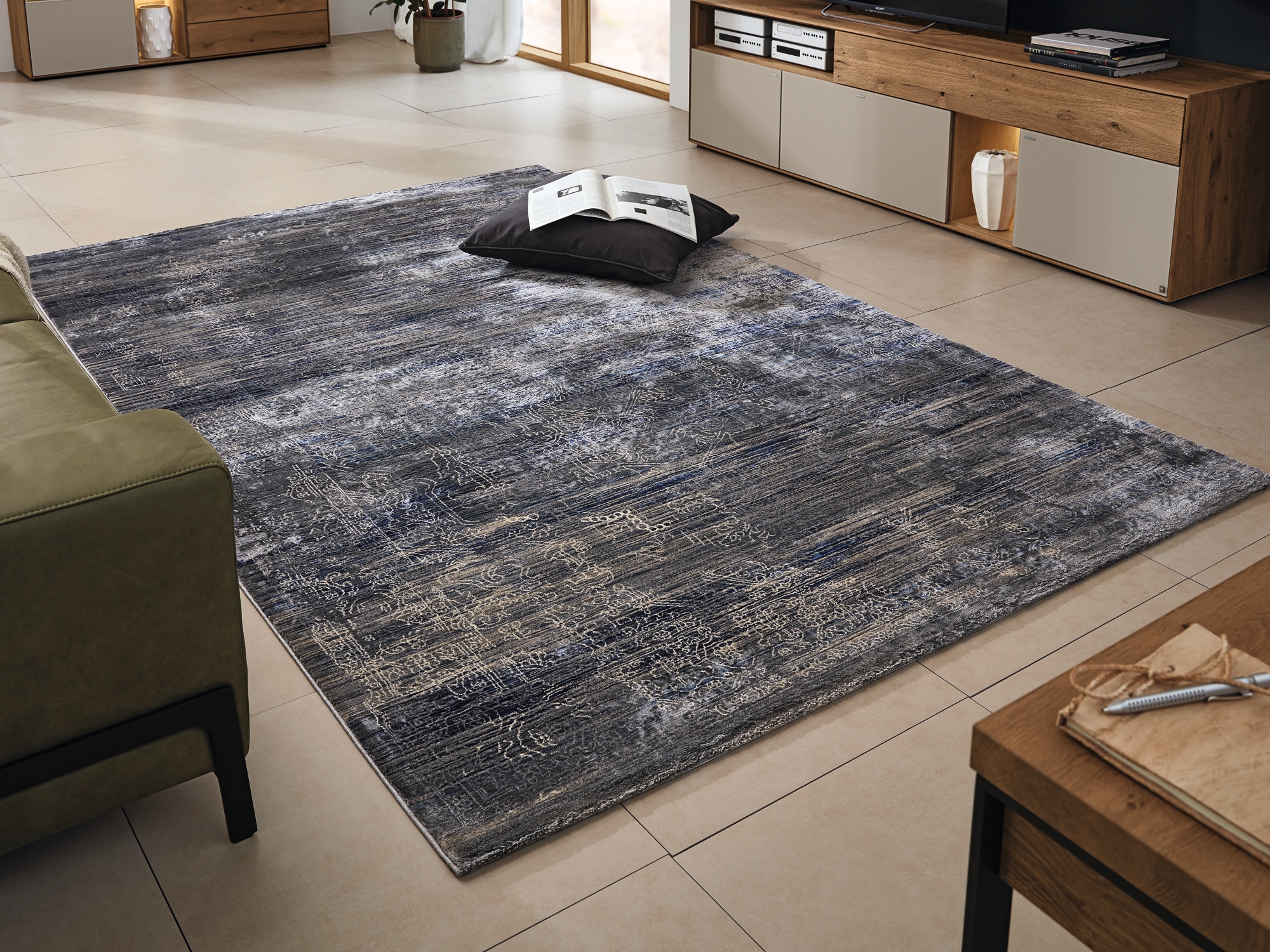 Musterring Teppich »WAVE KONTURA« rechteckig 9 mm Höhe exlcusive MUSTERRING DELUXE COLLECTION  kuscheliges Microfaser Garn