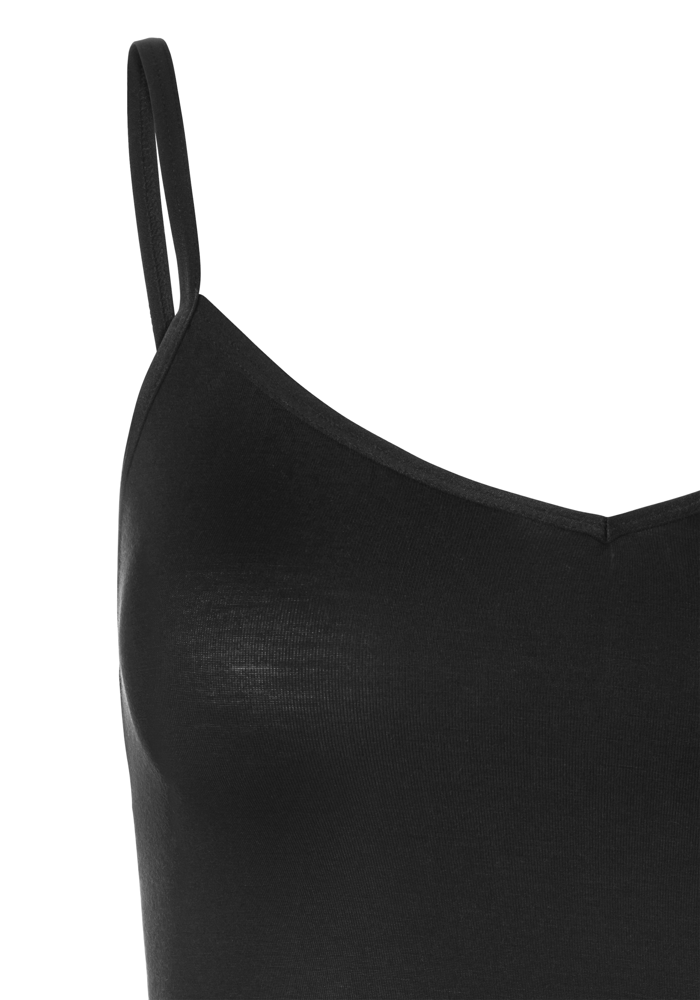 LASCANA Sous-chemise Packung, 2er-Pack, 2 cuis Spaghettiträger-Top, Unterziehshirt