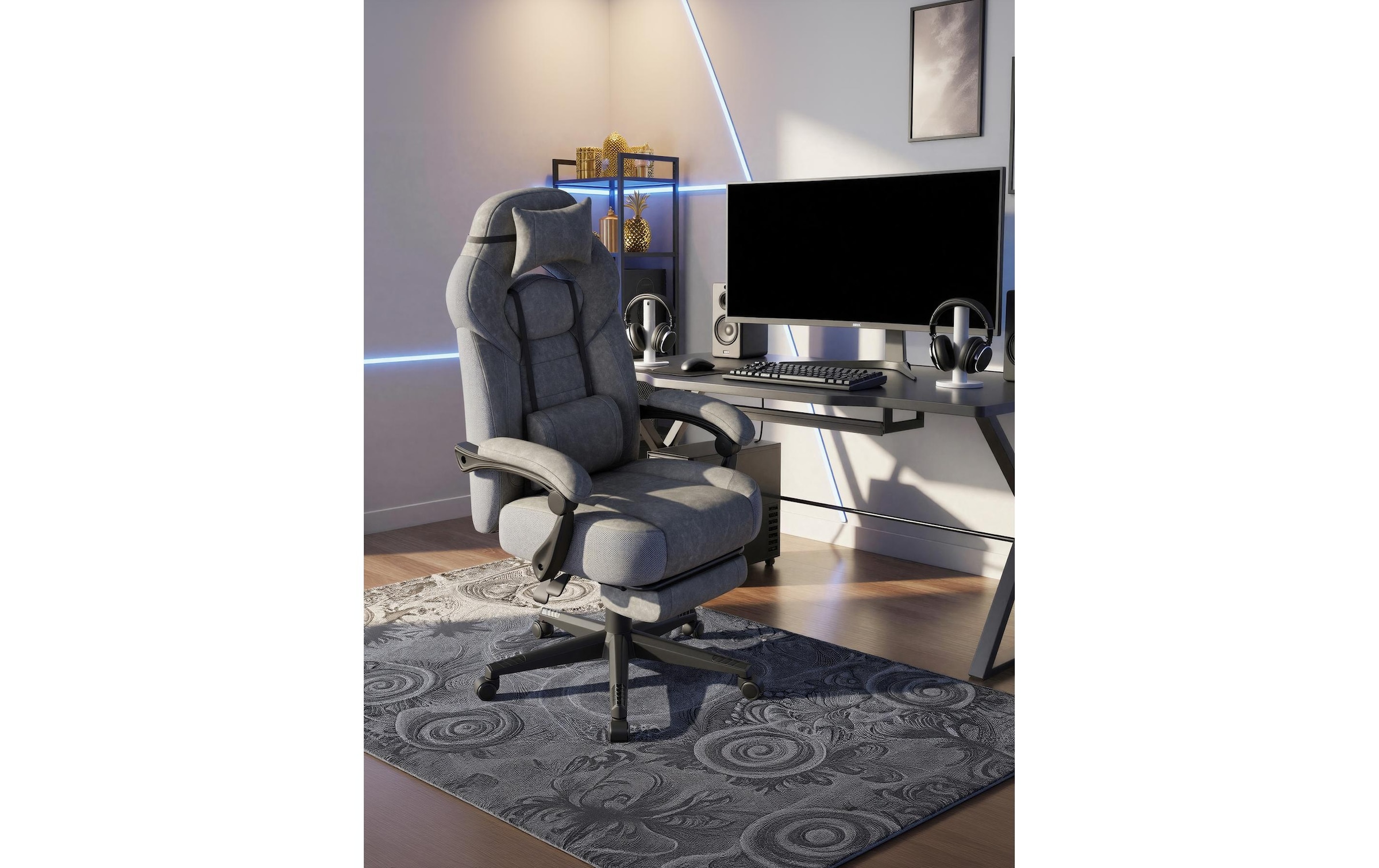 SONGMICS Chaise de bureau »Velourslederimitat, bis 150 kg« ()