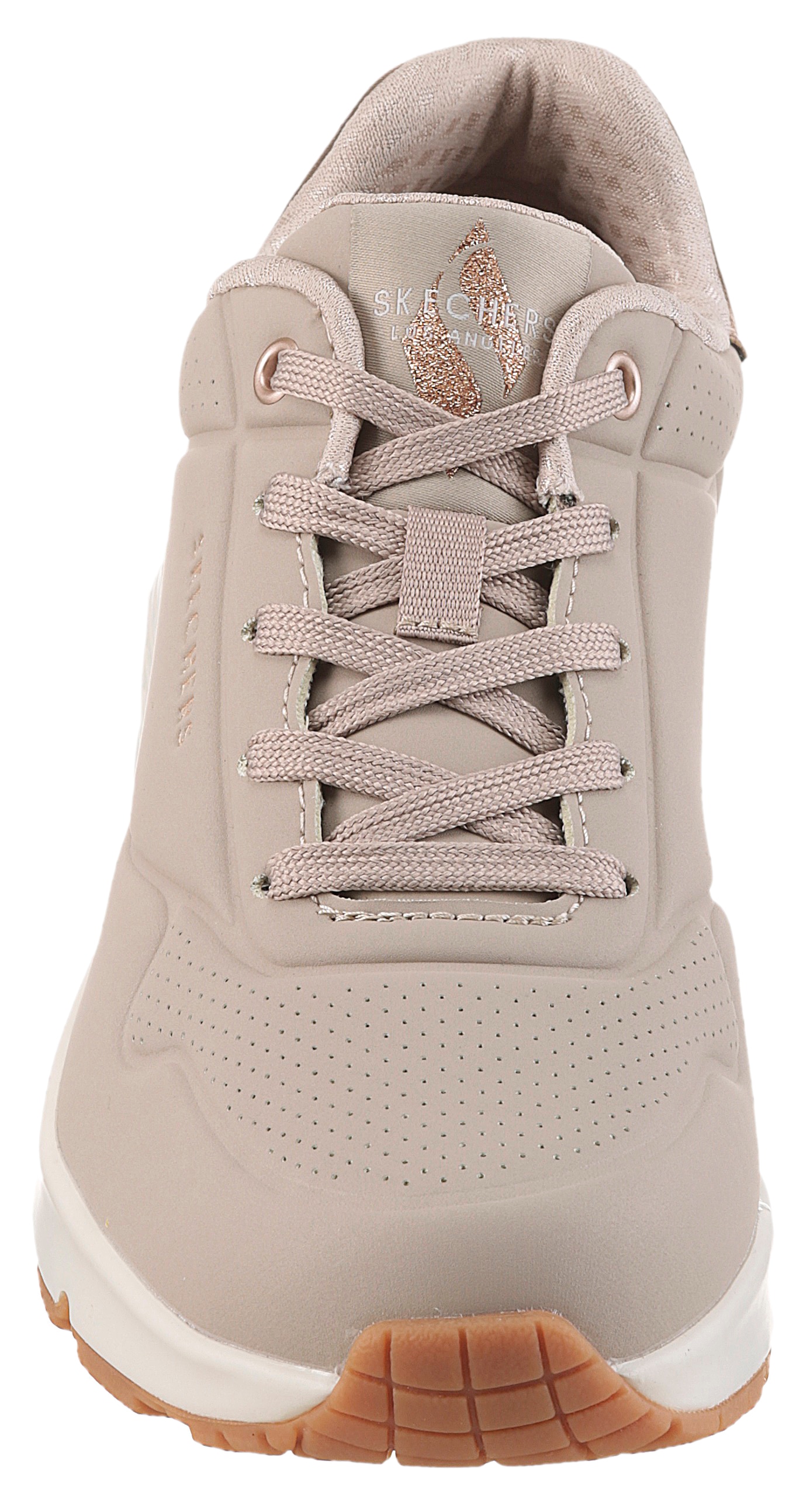Skechers Sneaker »UNO GOLDEN AIR«  Freizeitschuh, Halbschuh, Schnürschuh mit Metallic-Einsatz