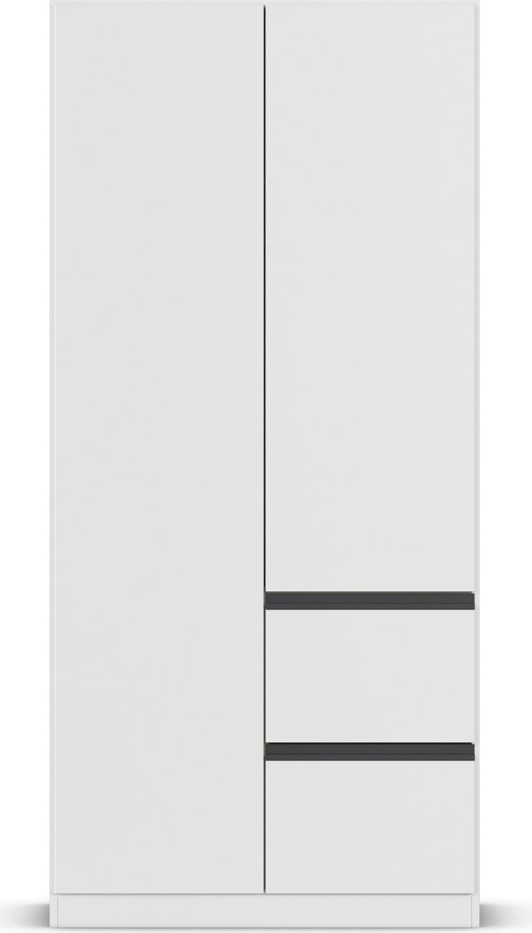 rauch 1100000002199 »Kleiderschrank Schrank Garderobe Wäscheschrank COSTA Breite 91 cm« in 3 Ausstattungen BASIC/CLASSIC/PREMIUM,  Breite 91 cm grifflose Front mit Push-to-Open Funktion MADE IN GERMANY