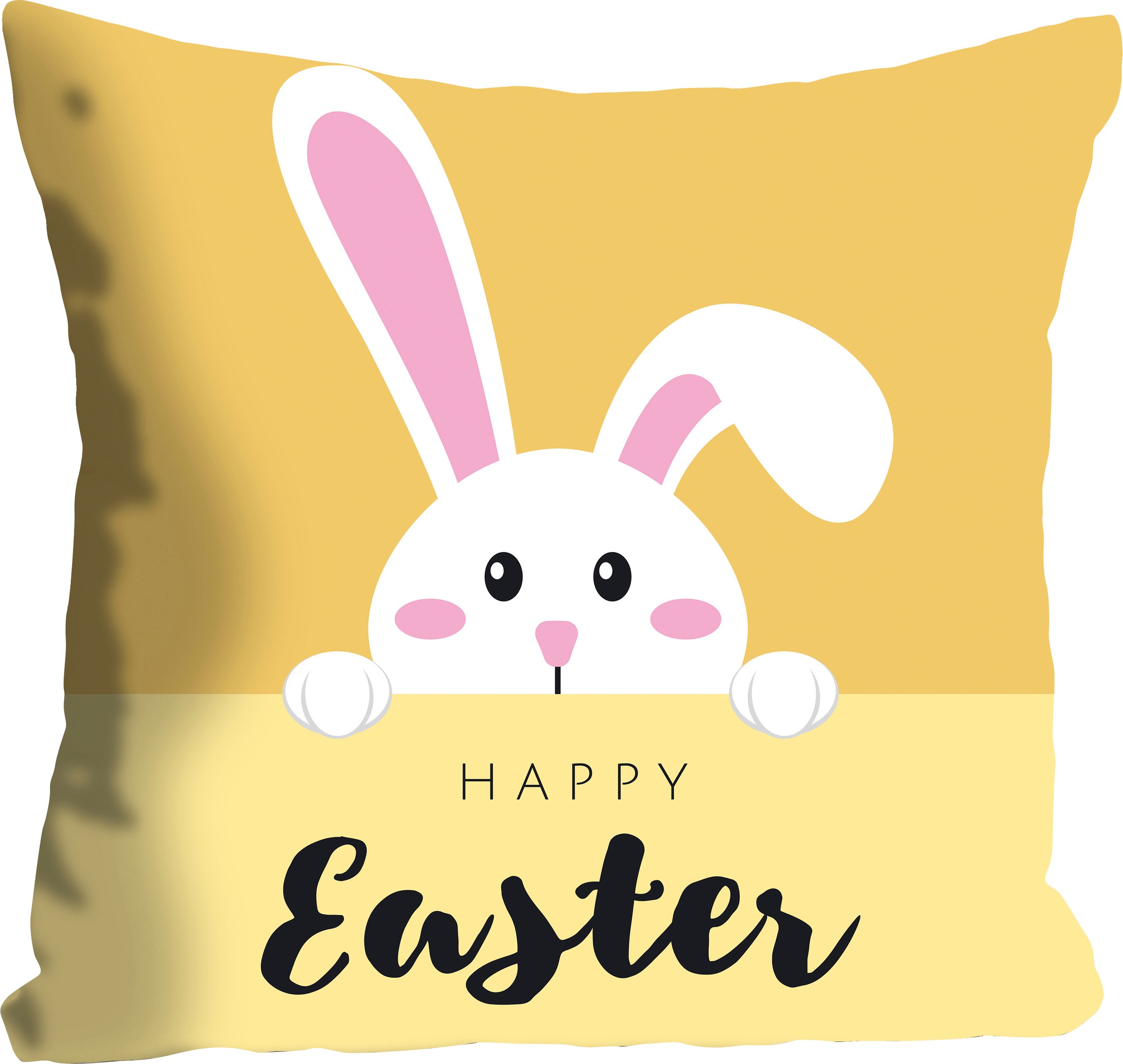 queence Coussin décoratif »Florence« mit einem neugierigen Hasen