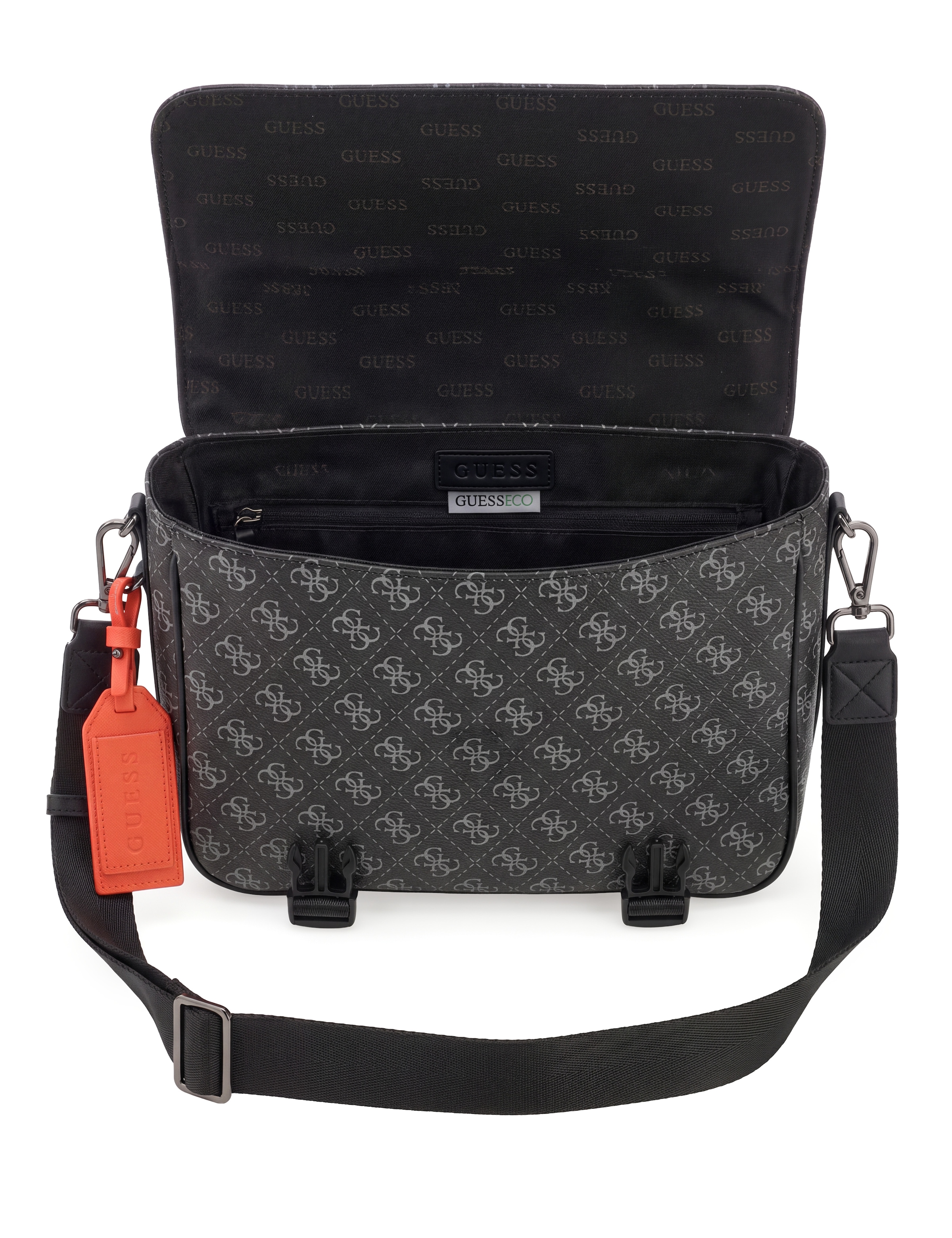 Guess Sac de messager »MILANO MESSENGER« sac d'affaires, sac de travail, sac ordinateur avec rabat
