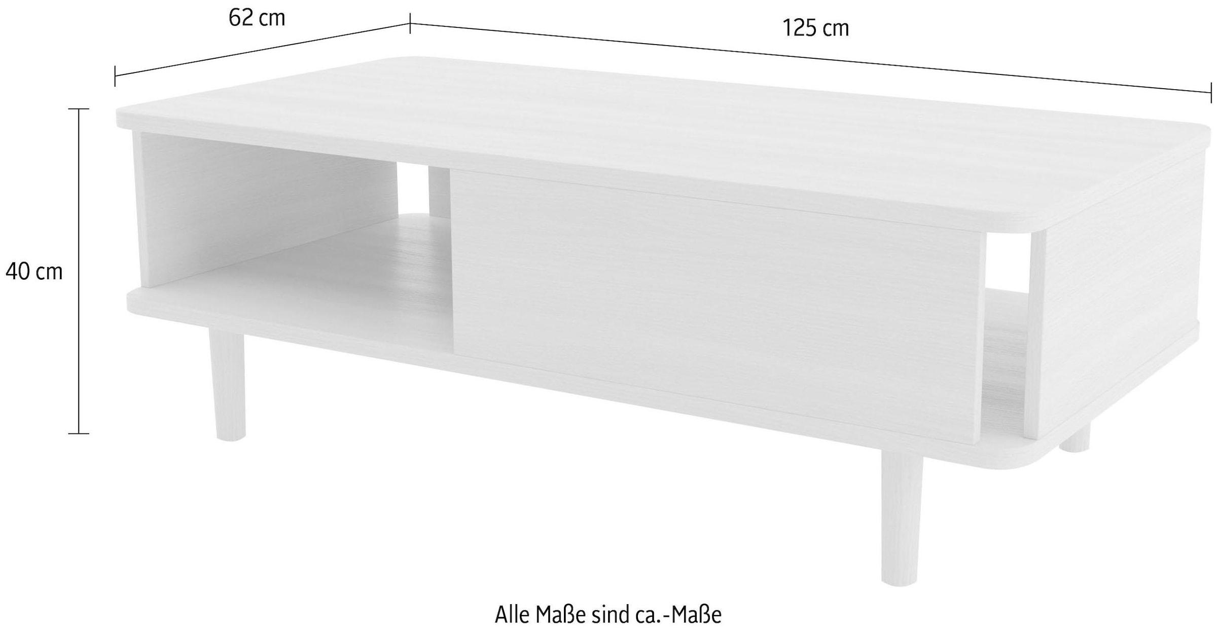 Woodman Couchtisch »Malic« Breite 125 cm, FSC®-zertifiziert