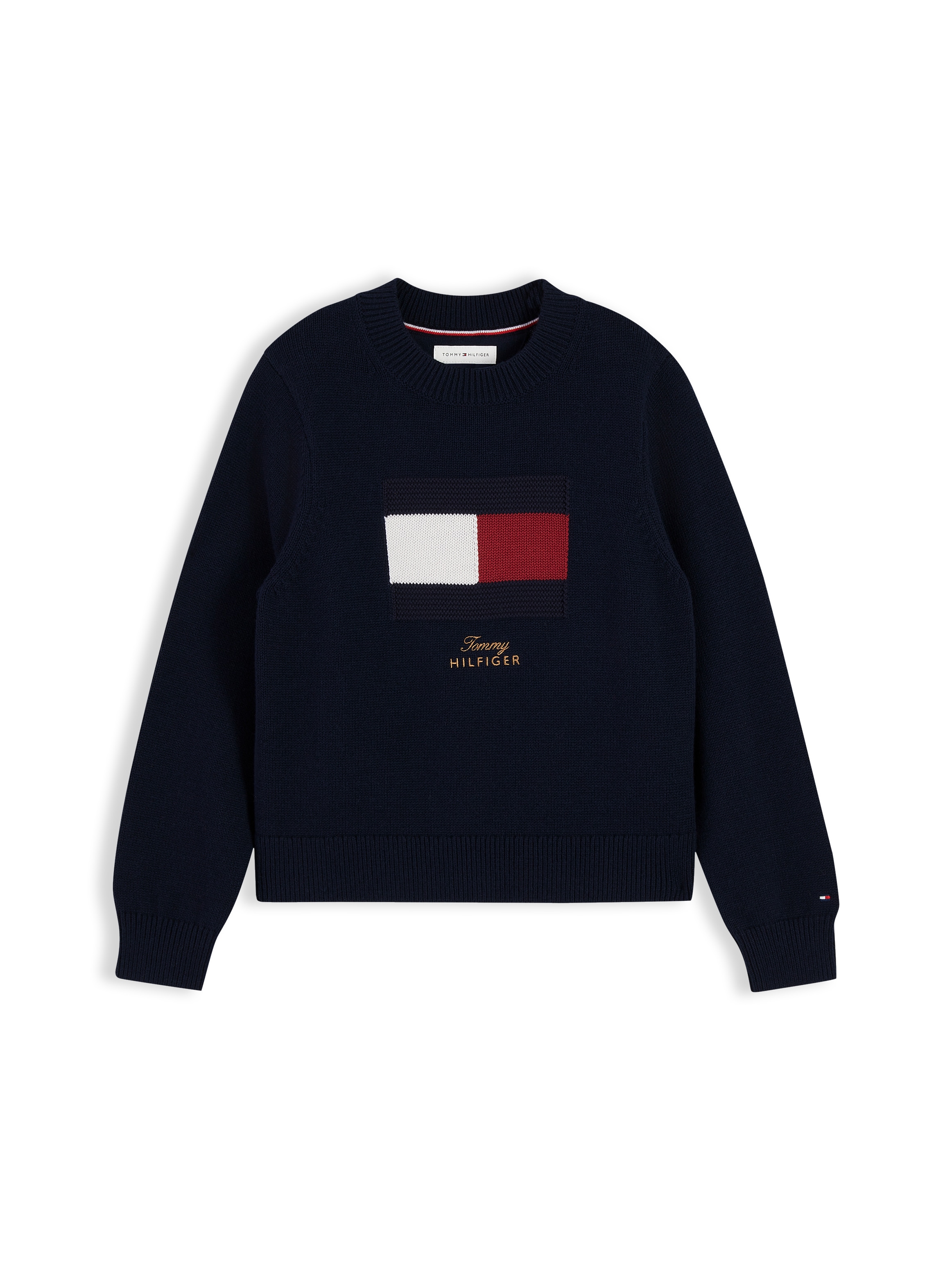 Tommy Hilfiger Pull en tricot mit Wolle, Regular Fit, Kinder bis 16 Jahre