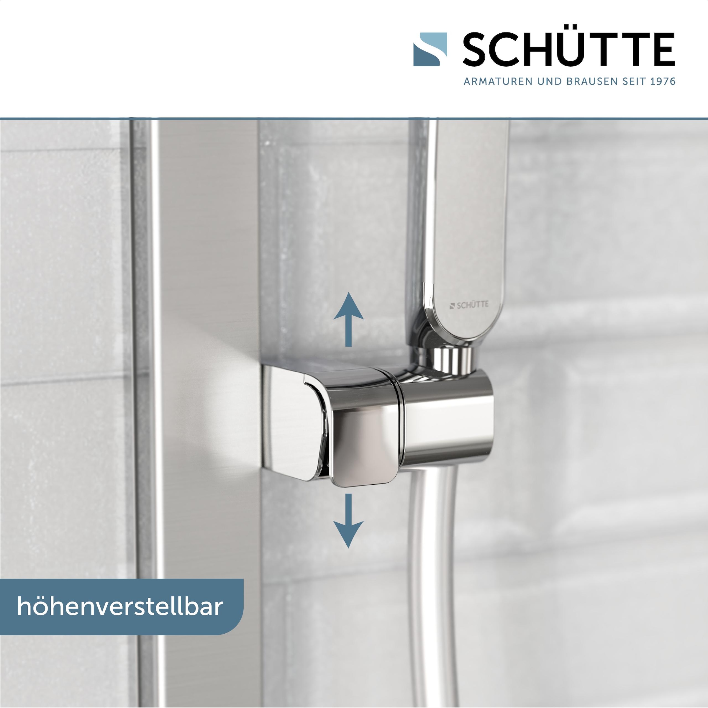 Schütte Stangenbrause-Set »KARIBIK« Komplett-Set, 4 Stk. tlg. höhenverstellbar, mit Antikalk-Beschichtung, wassersparend