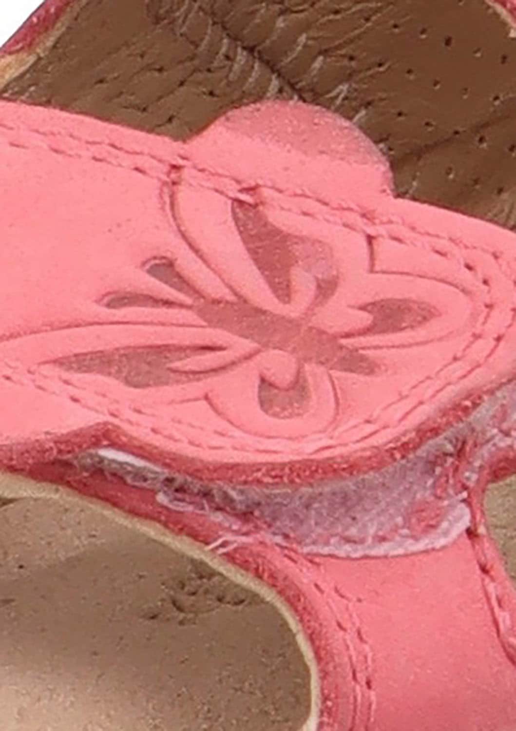 Superfit Sandale »LAGOON WMS: mittel«  Sandalette mit Klett und Lederfutter, Grössenschablone zum Download