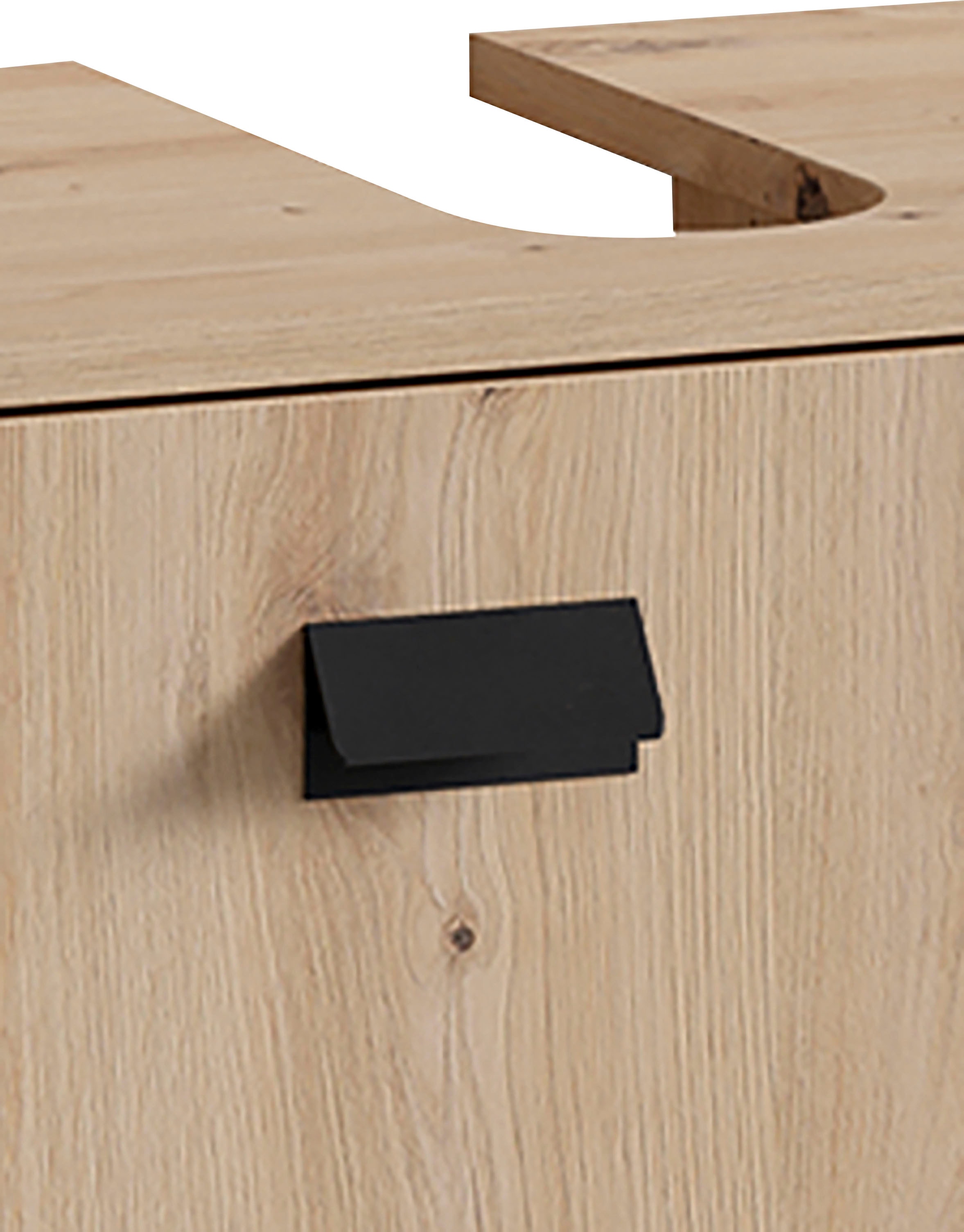 byLIVING Armoire sous lavabo »Wellness« 1 cuis tlg. 60cm Waschbeckenunterschrank mit Metallgriff und viel Stauraum.