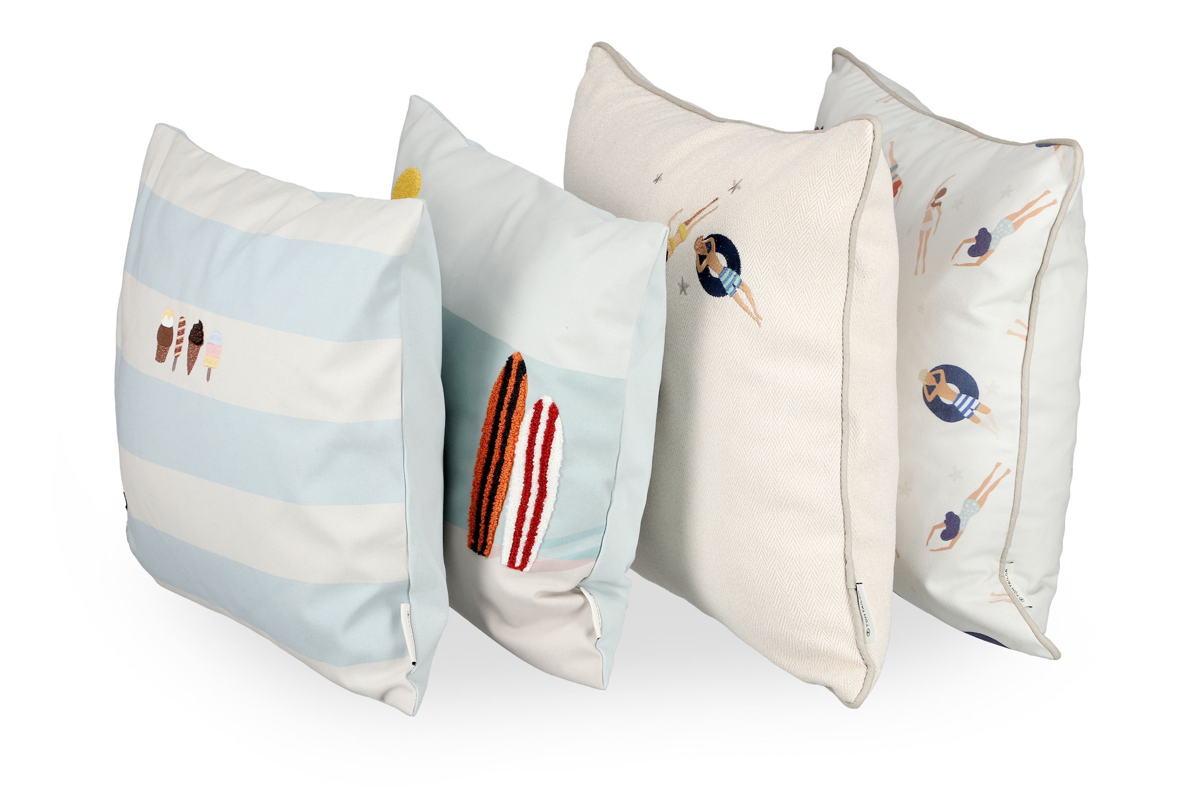 TOM TAILOR HOME Kissenbezug »Ice« maritimes Dessin