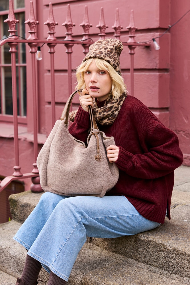 Rieker Shopper Sac bandoulière avec poche intérieure amovible, 2 pièces