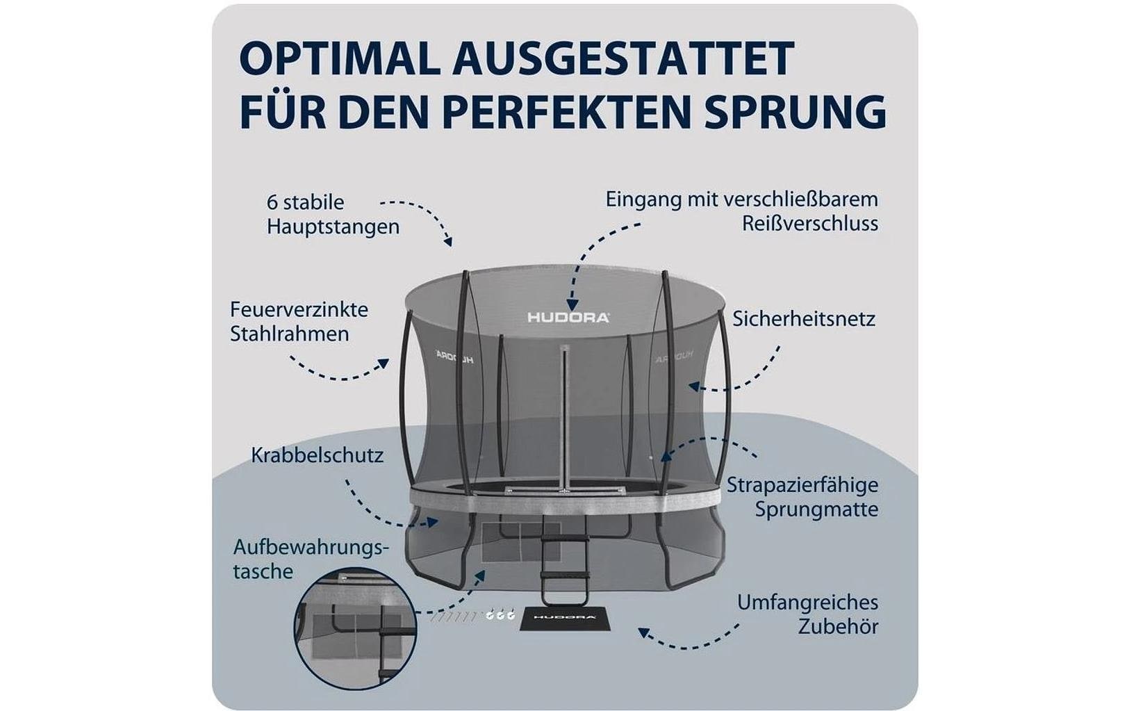Hudora Trampoline de jardin »Fantastic Complete Durchmesser: 300 cm«