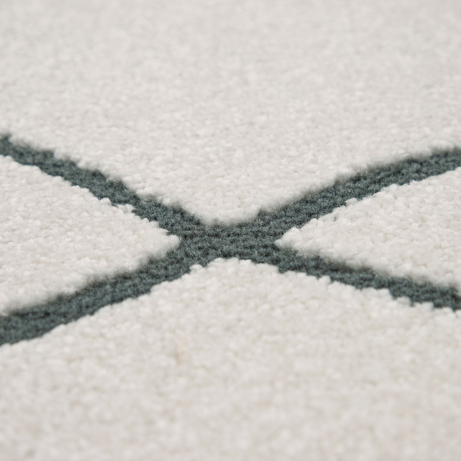 Paco Home Tapis »Haral 787« Rond 9 mm Höhe Kurzflor, Scandi Design, Rauten Motiv