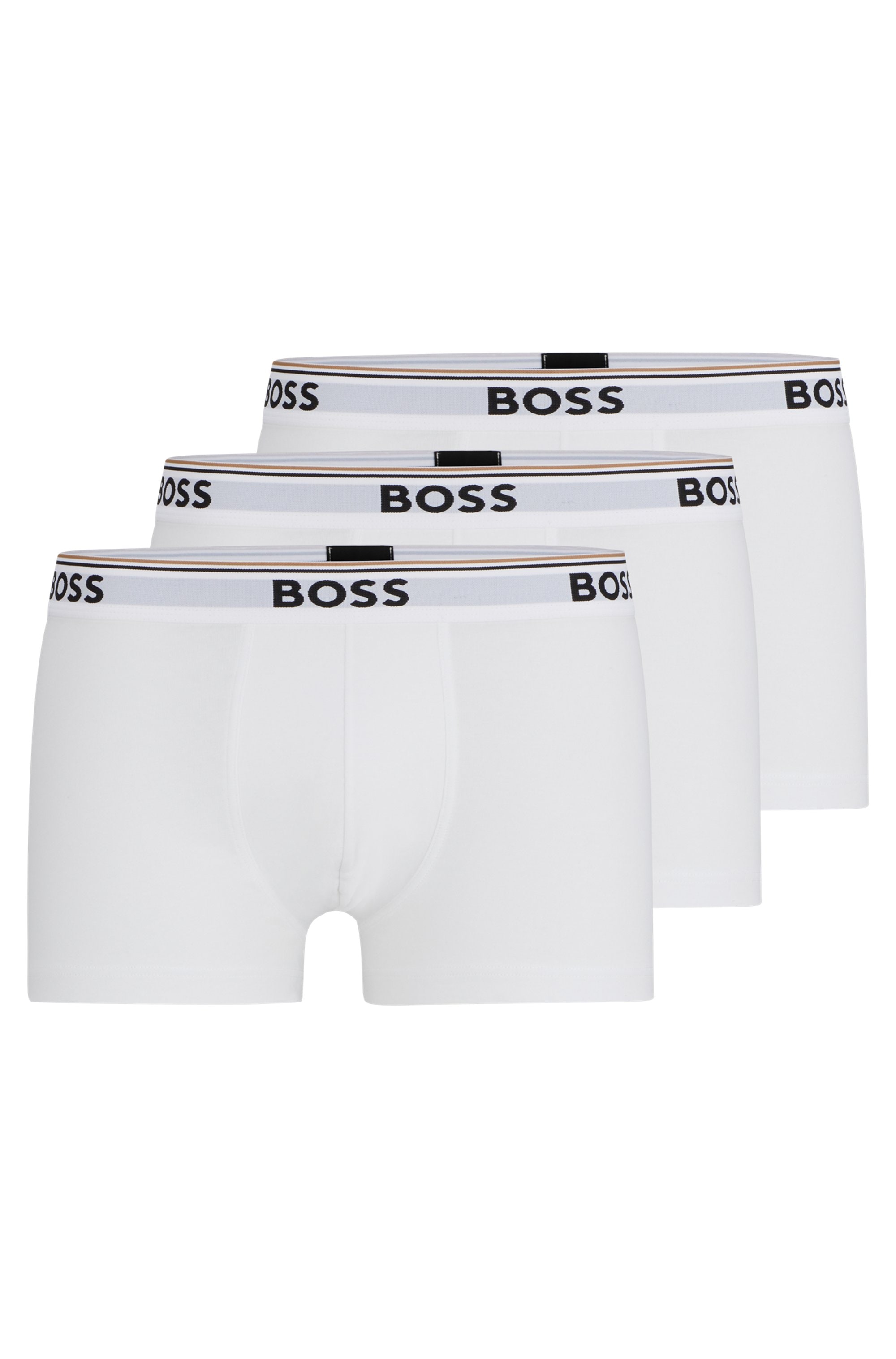 BOSS Boxer »TRUNK 3 PACK« 3 cuis BOSS Schriftzug auf dem Bund