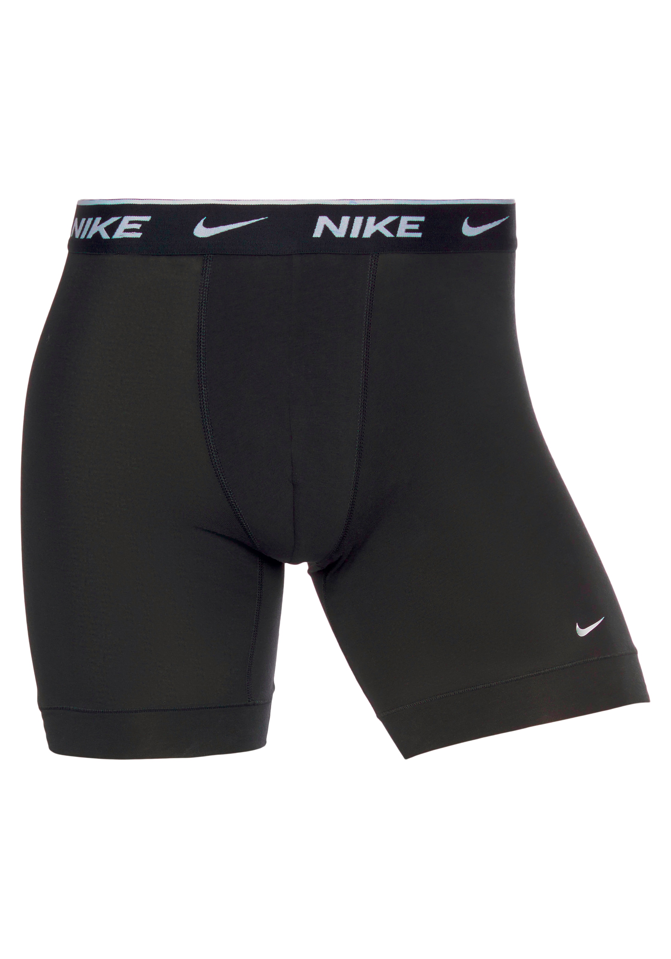 NIKE Underwear Boxer »BOXER BRIEF LONG 3PK« Packung, 3er, 3 cuis mit Logo-Elastikbund