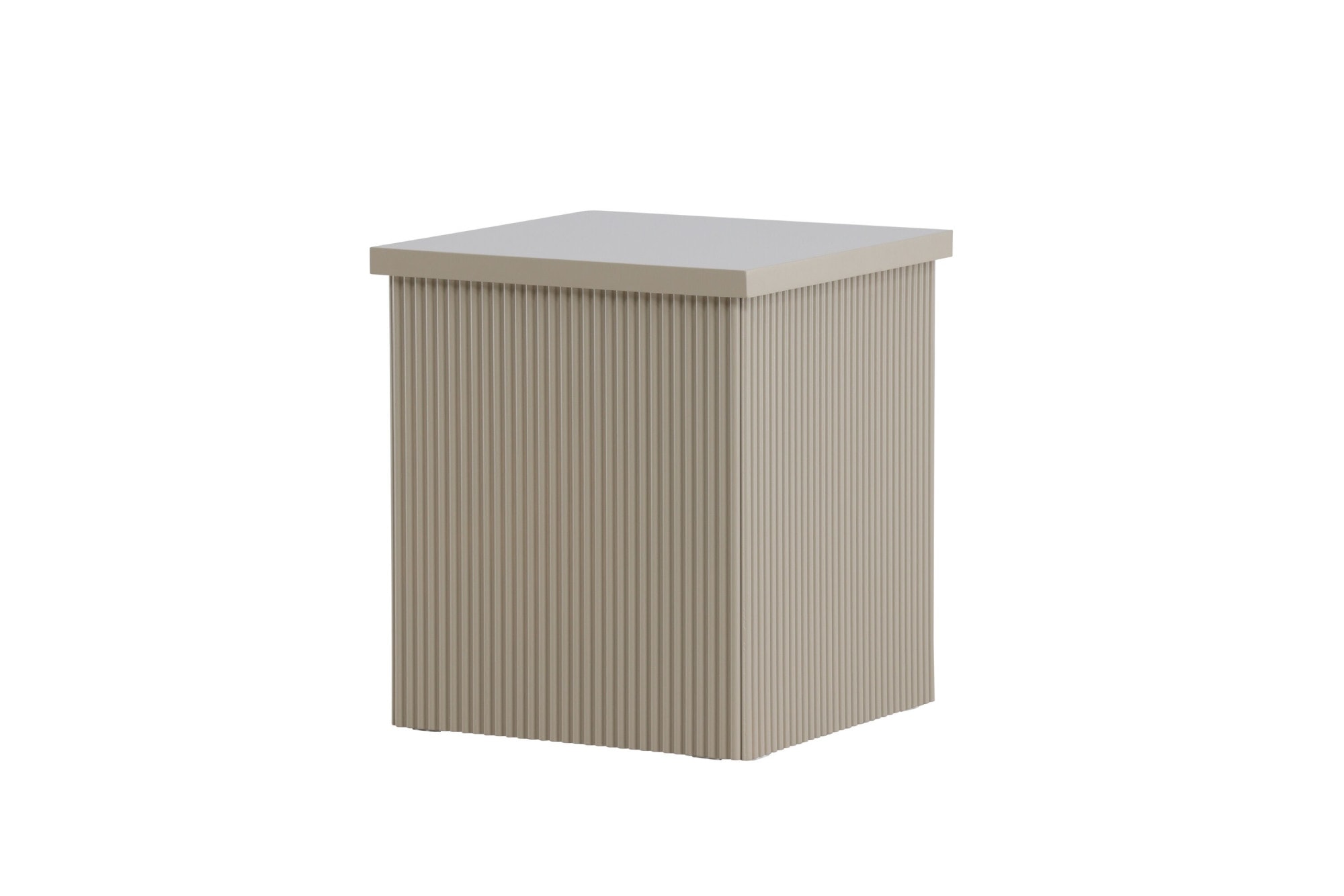 Venture Home Table d'appoint »Lenox, kompakter Beistelltisch in einladendem Beige, 40 × 40 cm« Table d'appoint, MDF, carrée, simple, polyvalente, discrète