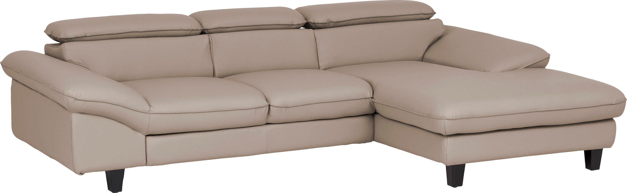 GOODproduct Ecksofa »Pilot L-Form« mit Kopfteilverstellung, wahlweise mit Schlaffunktion & Bettkasten