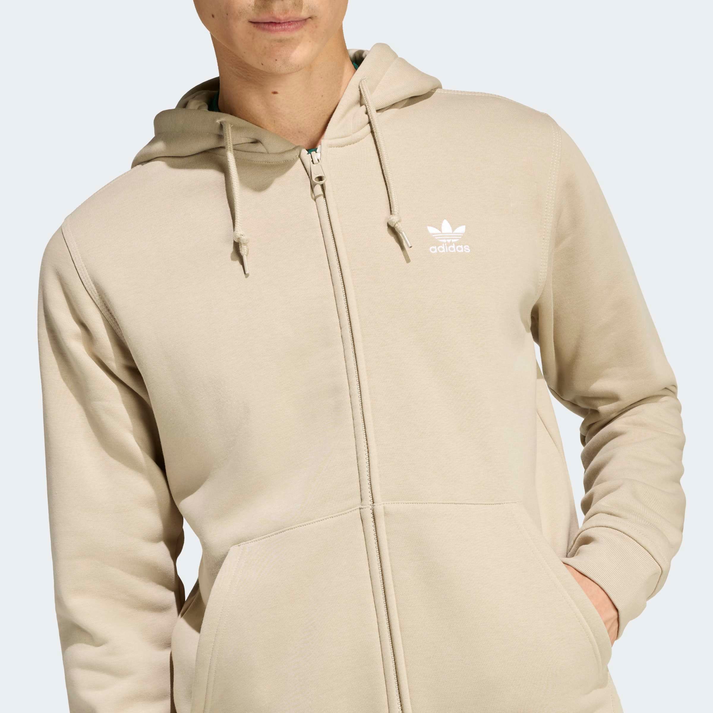 adidas Originals Kapuzensweatshirt »TREFOIL ESSENTIALS«, Full Zip Hoddie, Kapuzenpullover, Kapuzenjacke mit Reissverschluss

