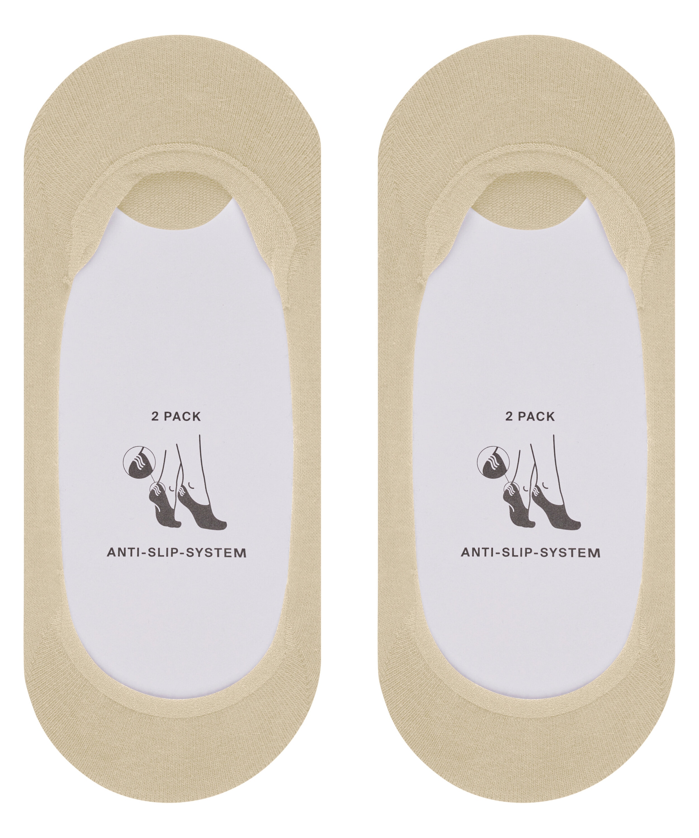 Esprit Chaussons »Solid Low« 2 paires,  élégant, renforcé et en coton doux, fin, antidérapant