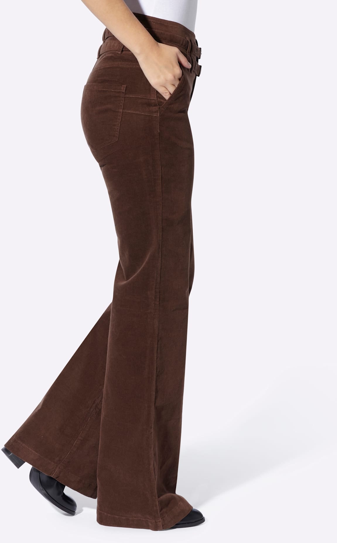 heine Pantalon en velours côtelé