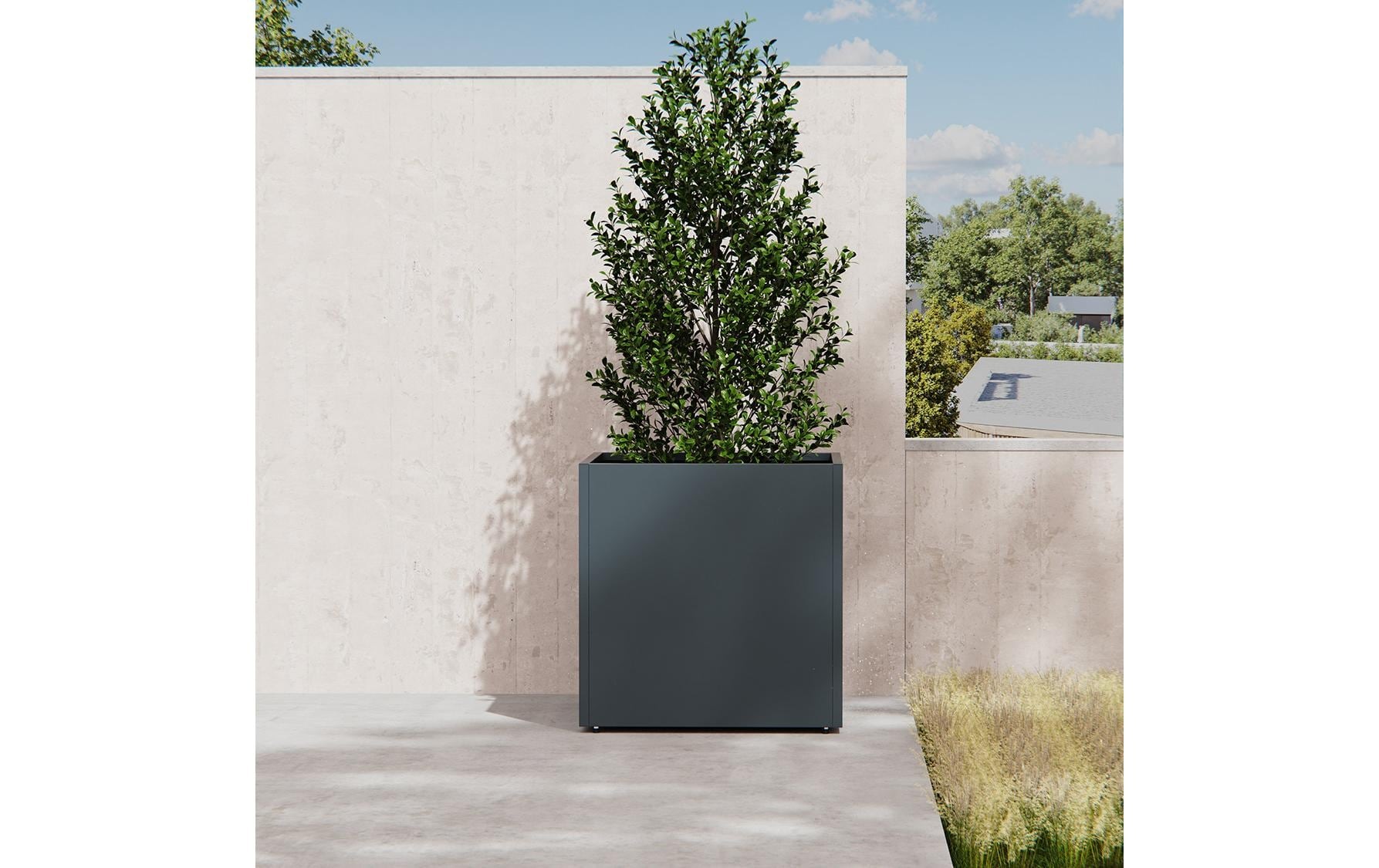 Herstera Garden Pflanzkübel »Metall Würfel«