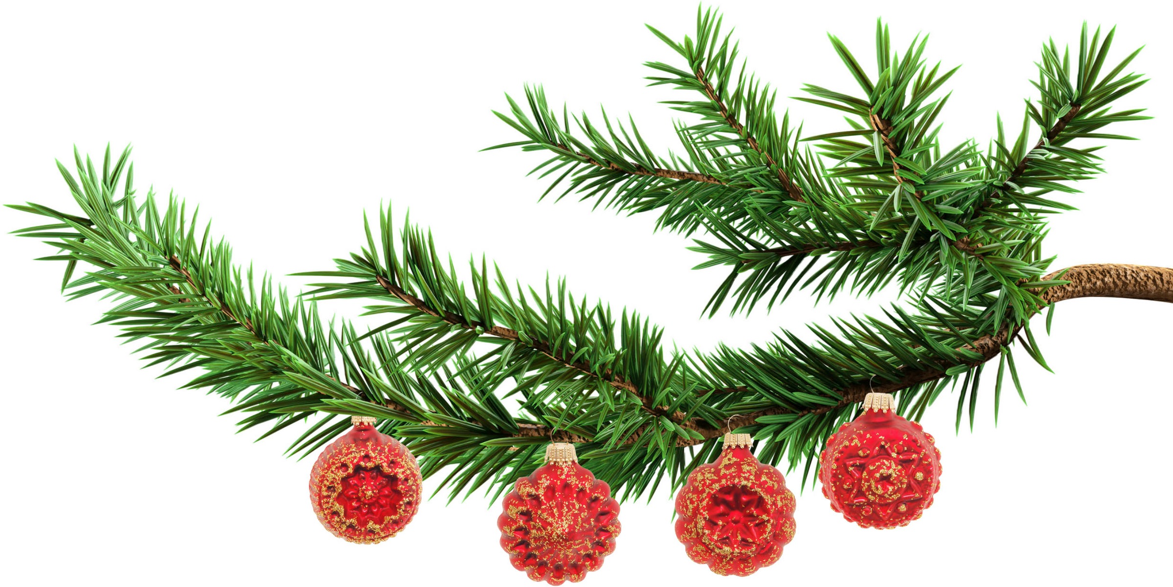 Krebs Glas Lauscha Décorations pour l'arbre de Noël »Glaskugelformen, Breite ca. 5 cm« décoration de Noël rouge, boules de Noël en verre, boule de sapin