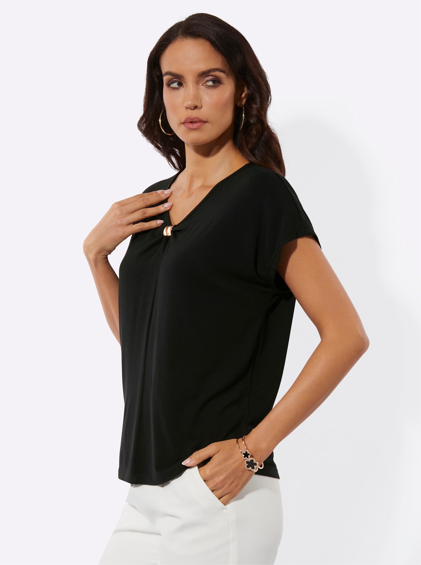 creation L T-shirt en V »Shirt« 1 pièces