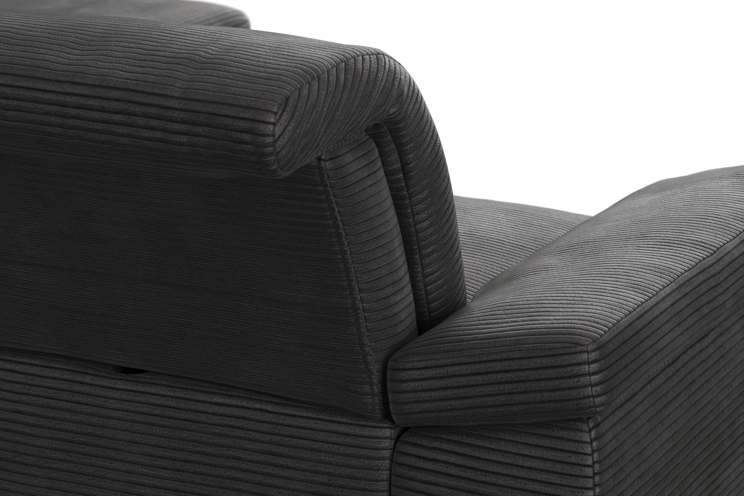 sit&more Canapé d'angle »Cabana L-Form« Ottomane, wahlweise mit Sitztiefen-,Armlehnen- und Kopfteilfunktion