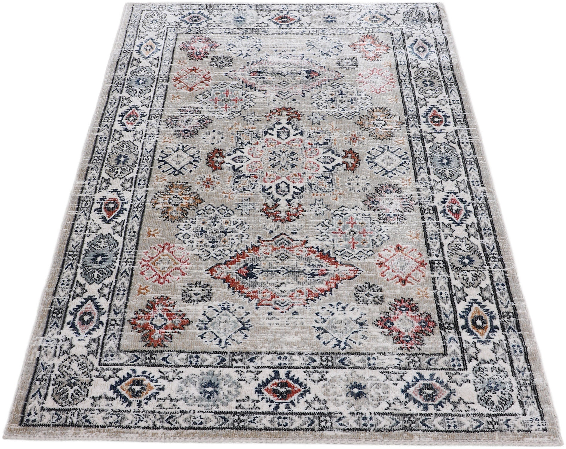 carpetfine Tapis »Vintage Liana_2« Rectangulaire 6 mm Höhe Orient Vintage Look, Wohnzimmer