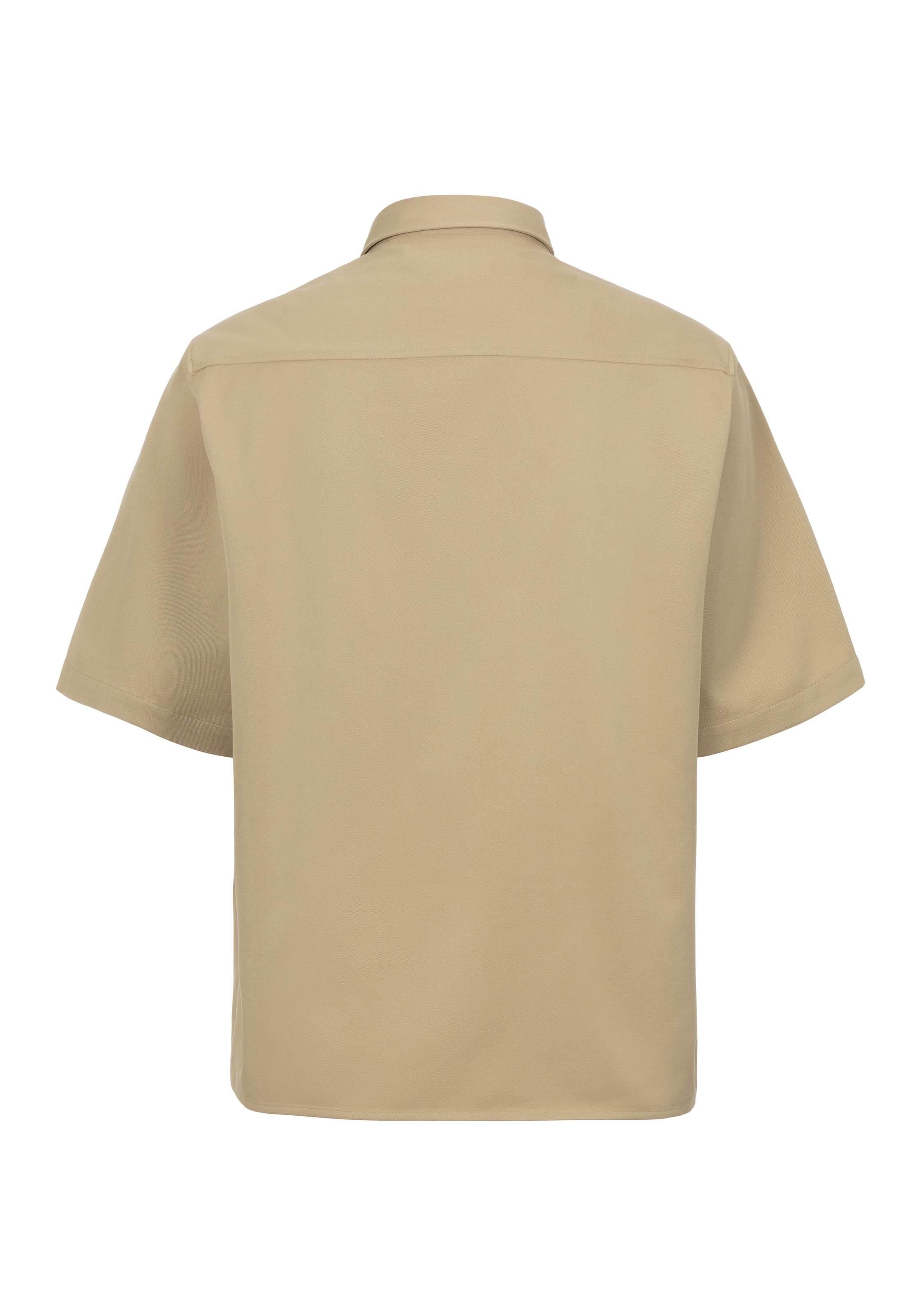 HUGO Blue Chemise à manches courtes »Ekyno« mit kontrastfarbenem Logo-Badge auf der Brust