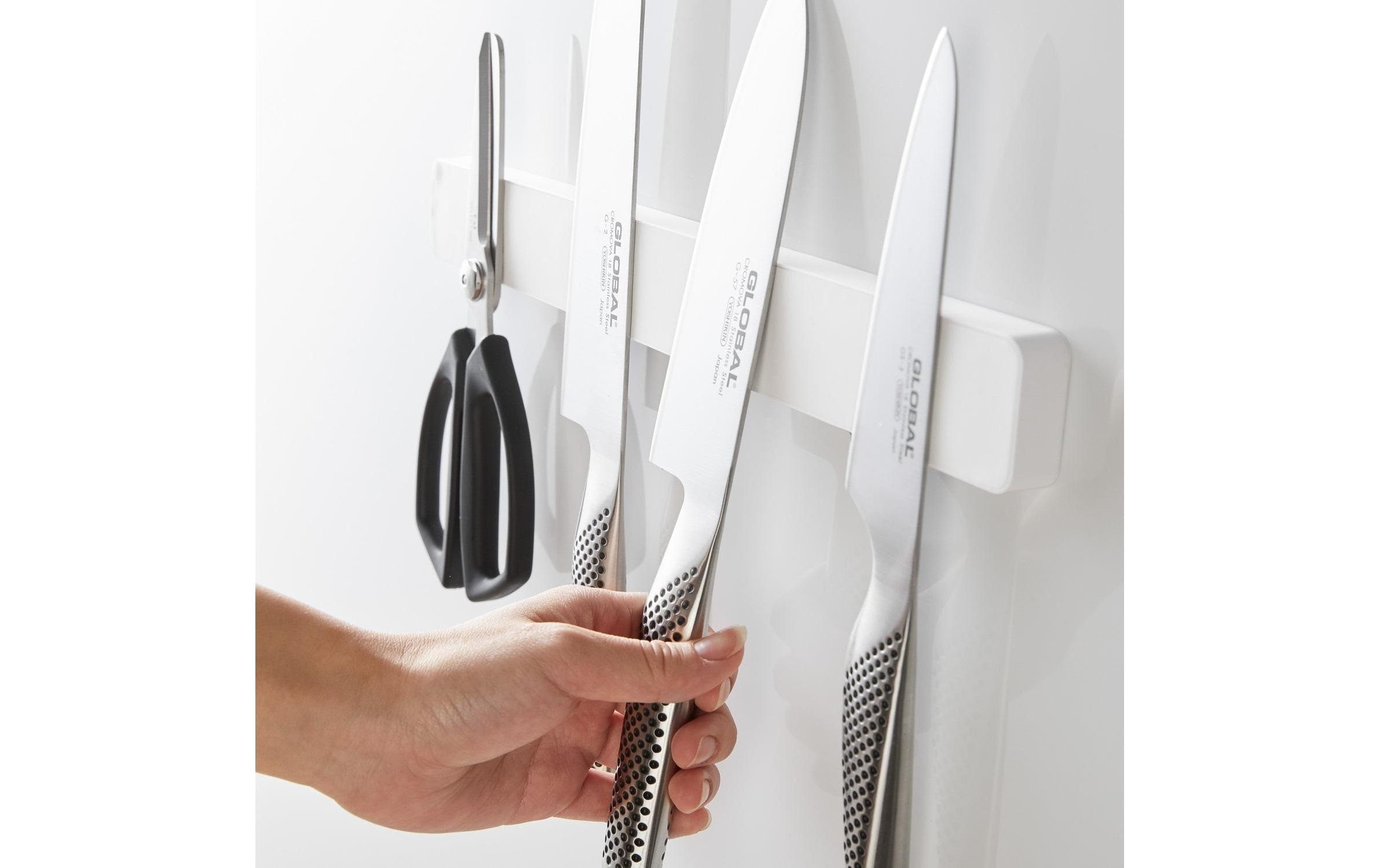 Yamazaki Barre murale magnétique pour couteaux »Magnetschiene Tower 35 x 1,7 x 4 cm« Magnetischer Messerhalter