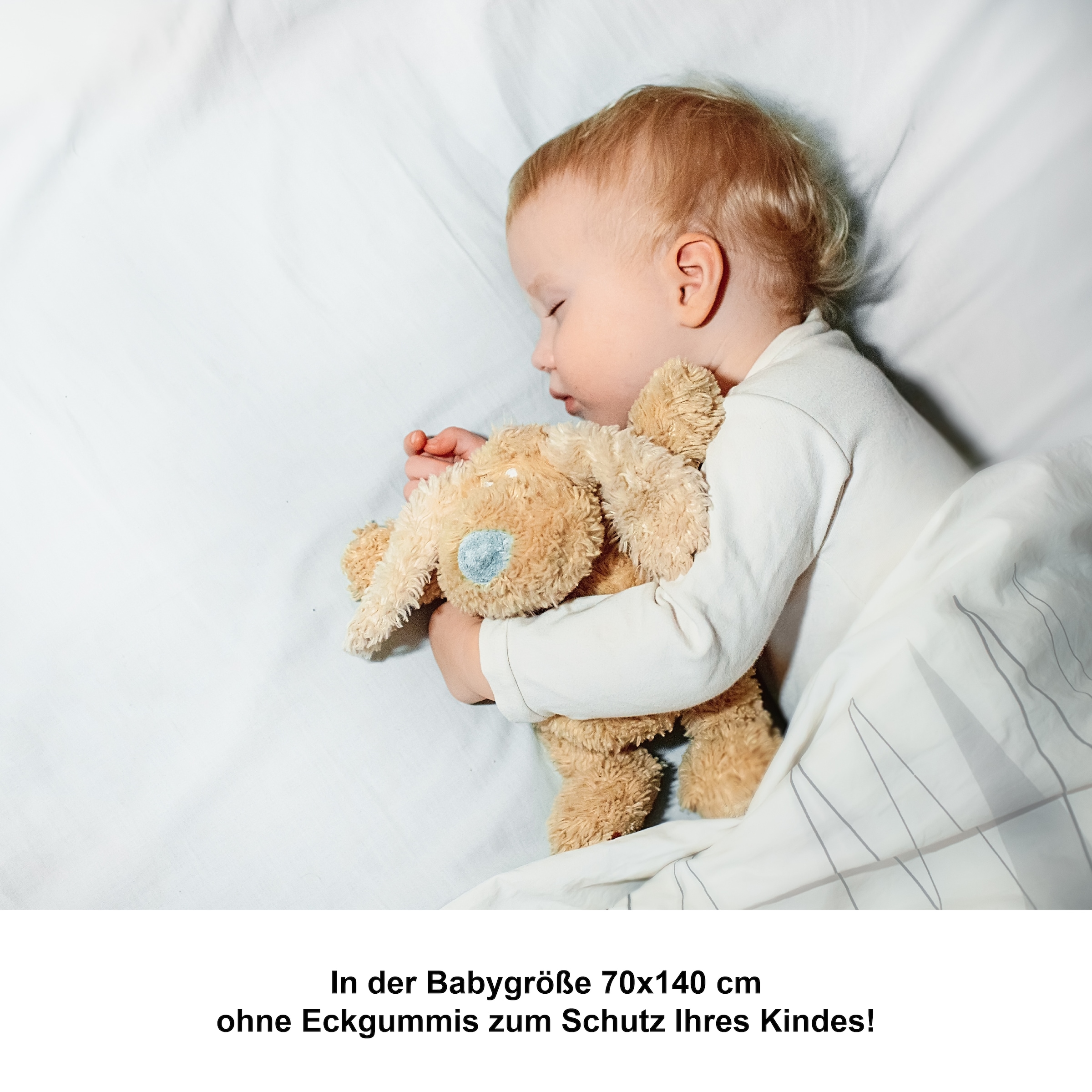 SETEX Surmatelas »14PE, Auflage 90x200 cm, 140x200 cm und weiteren Grössen« En taille bébé 70 x 40 cm sans élastique d'angle pour protéger votre enfant