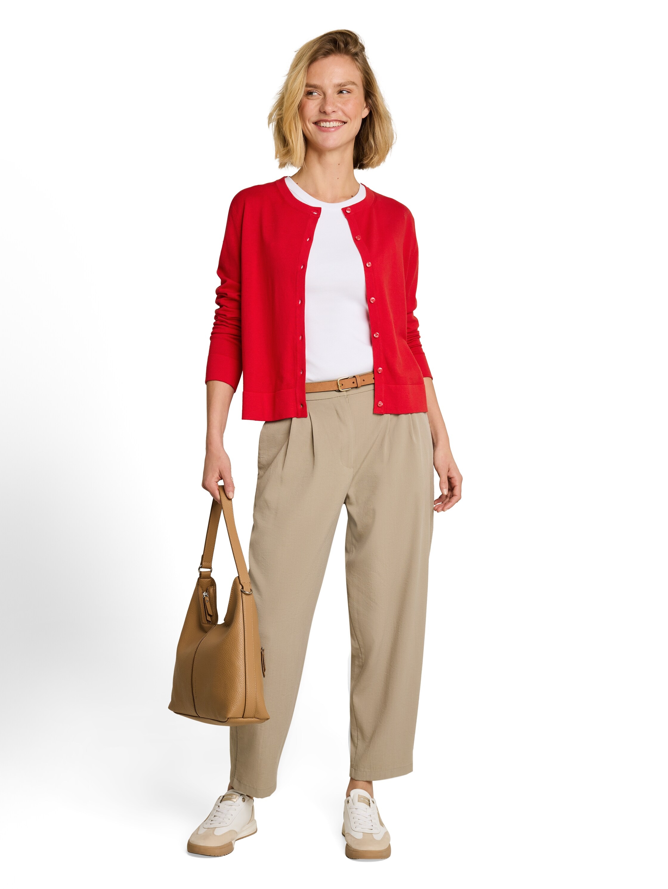 TOM TAILOR Veste en tricot avec viscose et stretch