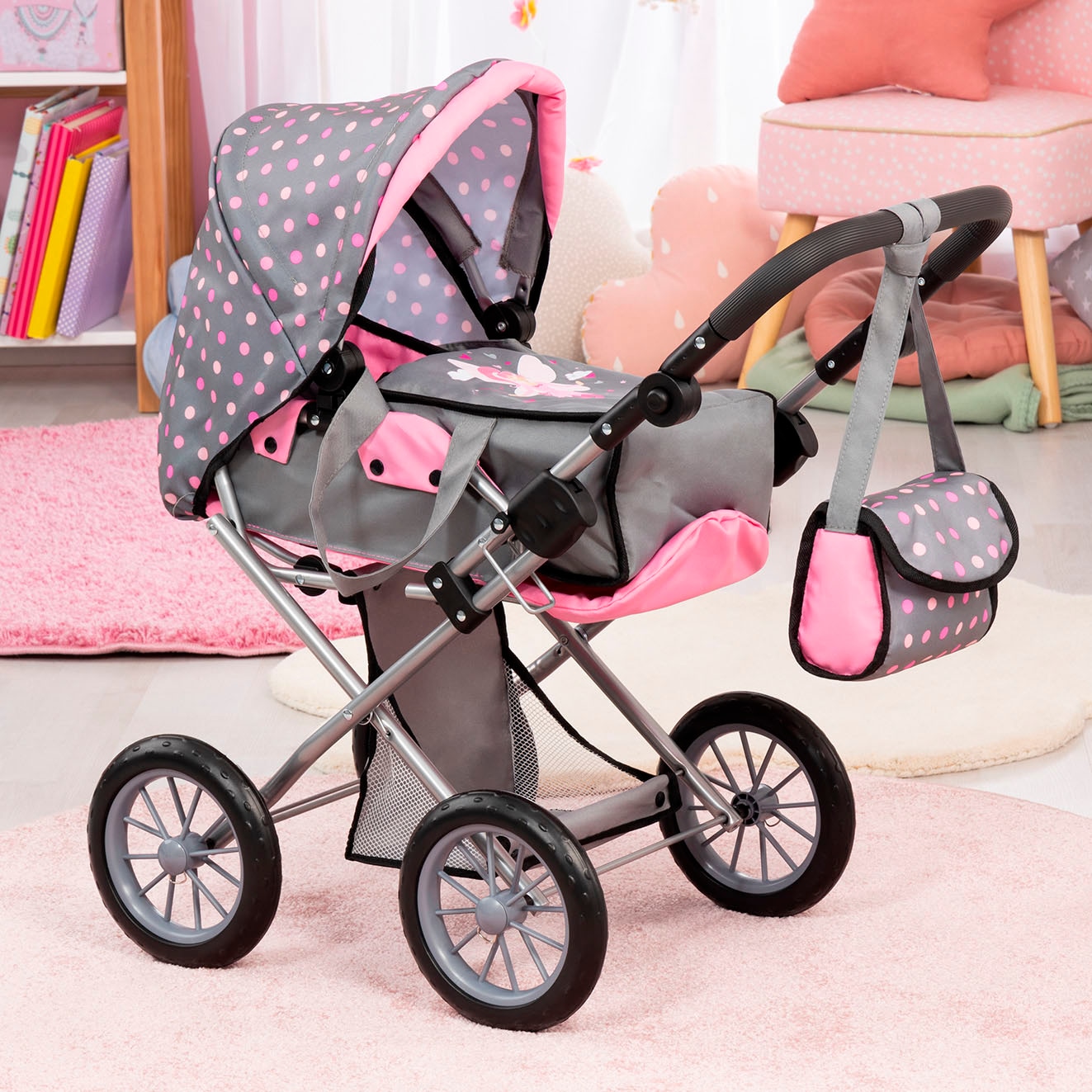 Bayer Poussette de poupée combinée »City Star, Fee« mit Wickeltasche