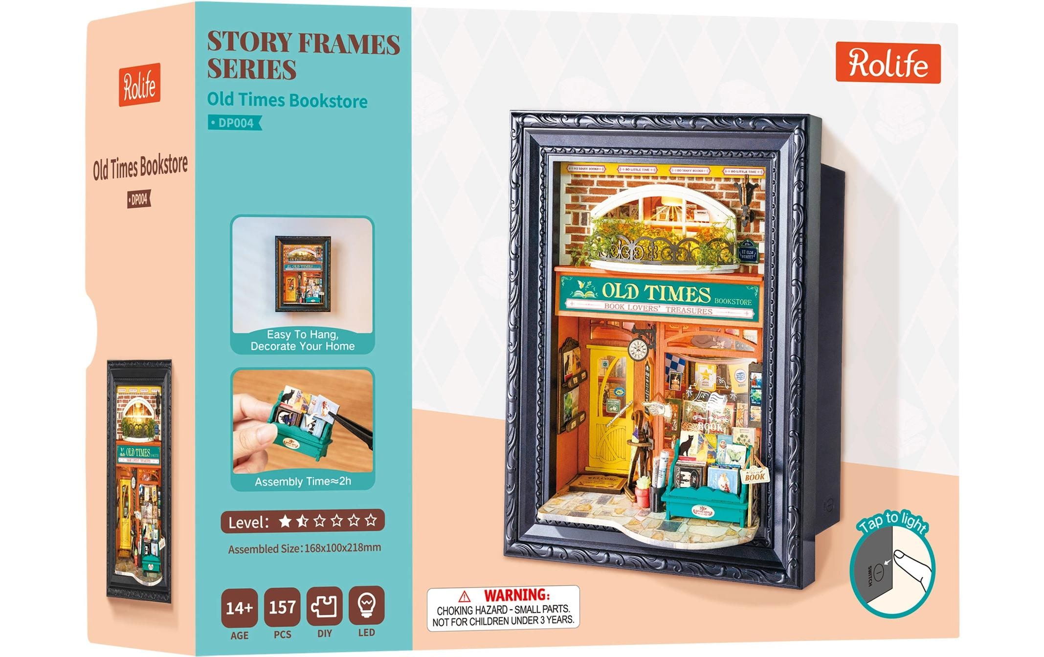   Kit de modèles réduits »Rolife Old Times Bookstore mit LED« 157 cuis tlg.