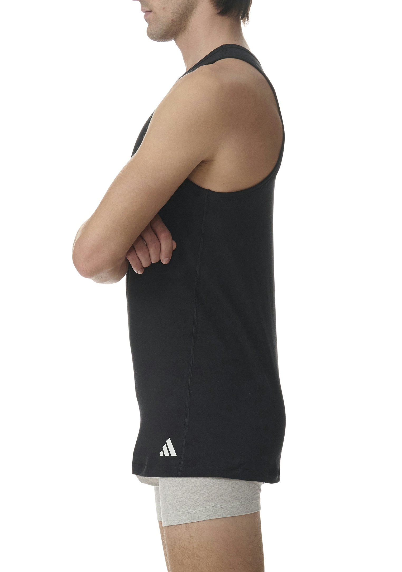 adidas Sportswear Tanktop »Active Flex Cotton Ergonomic« 2er Pack,  mit belüfteter Netzpasse am Rücken, elastisch, Rundhalsausschnitt
