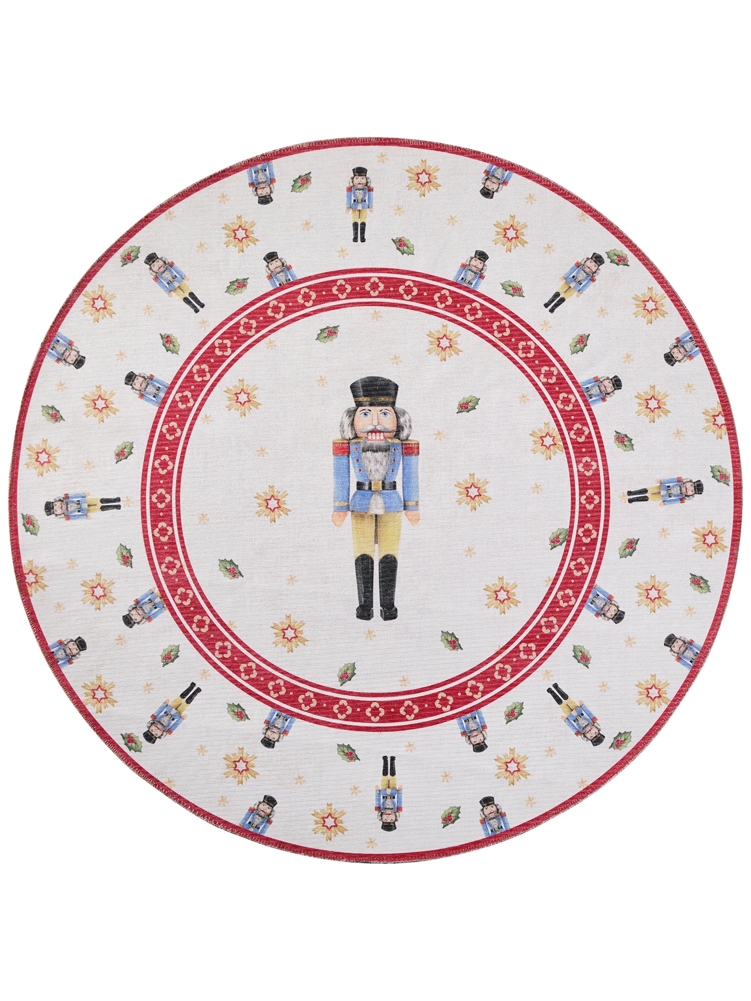 Villeroy & Boch Tapis »Toy's Delight Limited Edition Santa Claus« Rond 3 mm Höhe édition limitée, Noël, salon, jupe de sapin, lavable, rond
