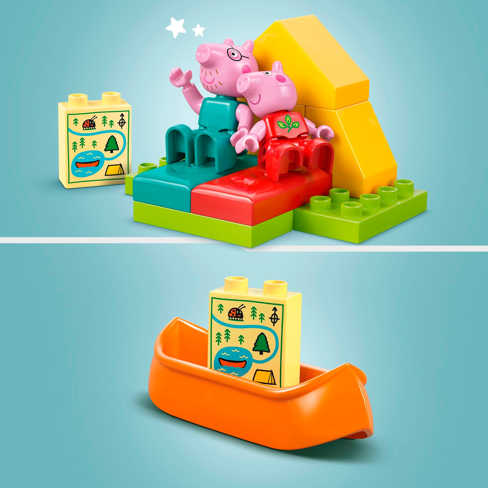 LEGO® Pions de construction »Campingausflug (10452), LEGO® DUPLO Peppa Pig« Made in Europe