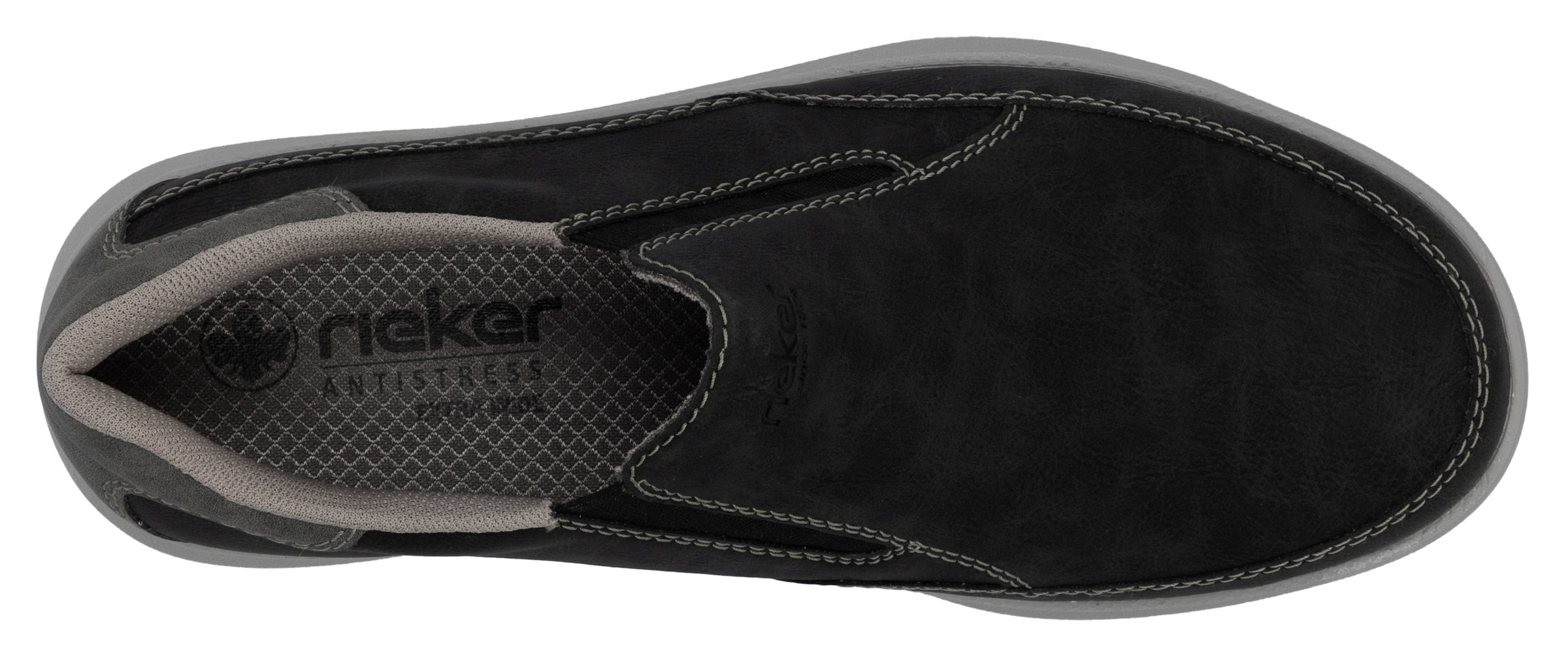 Rieker Slipper  , sneaker slip-on, chaussure basse, loafer, chaussure décontractée avec élastique