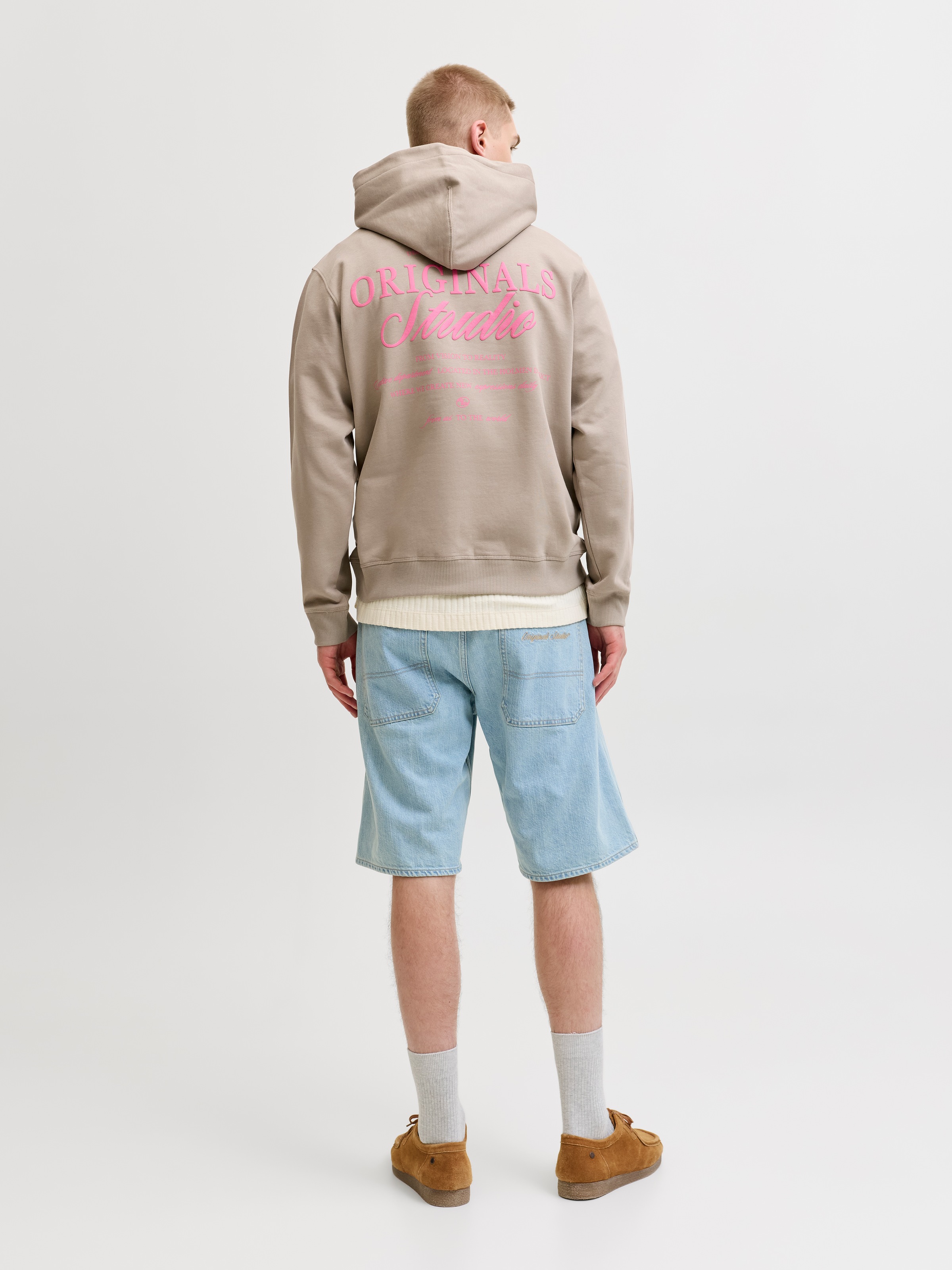Jack & Jones Sweat à capuche »JORNORREBRO TYPO BACK SWEAT HOOD SN«, avec impression
