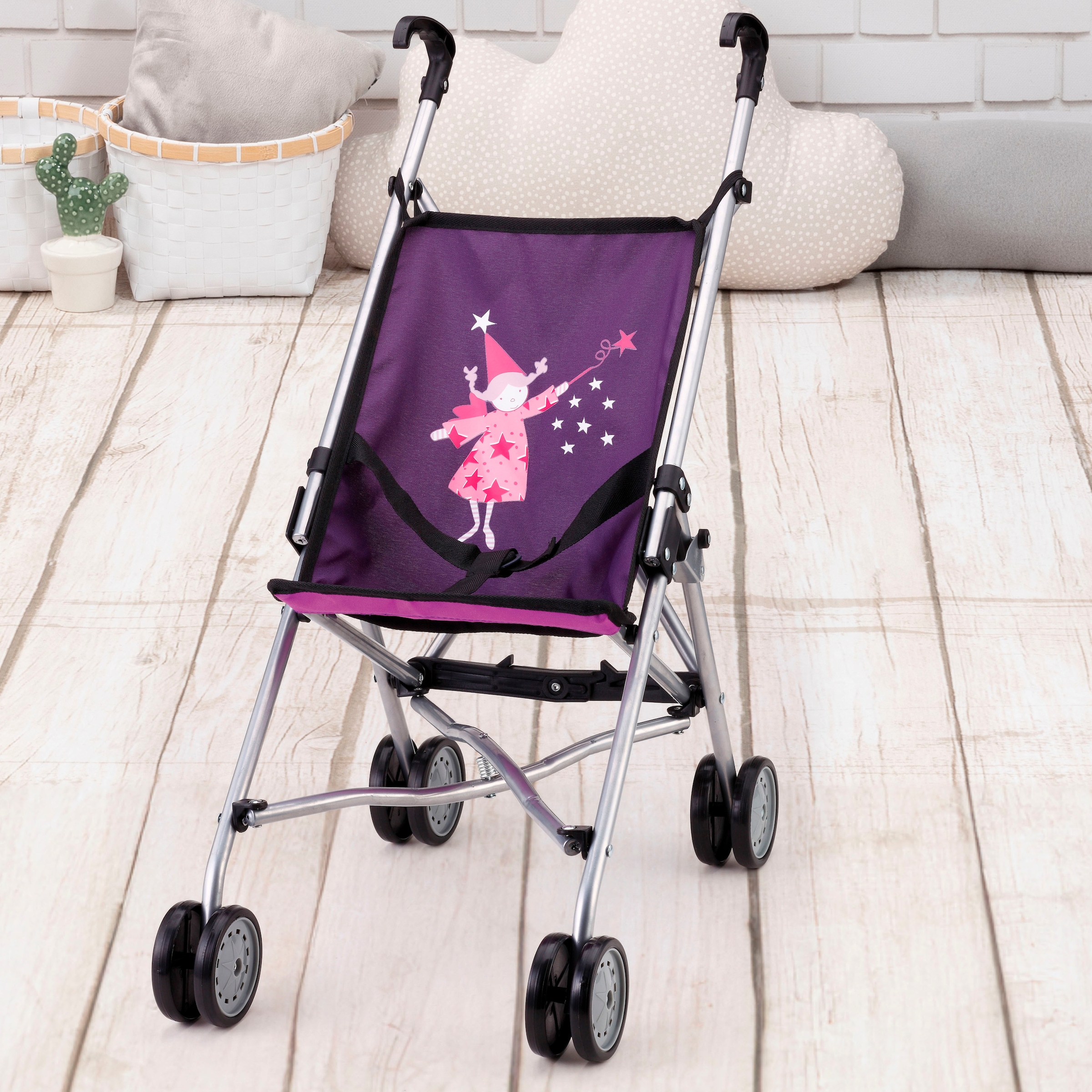 Bayer Poussette de poupée »lila mit Fee«