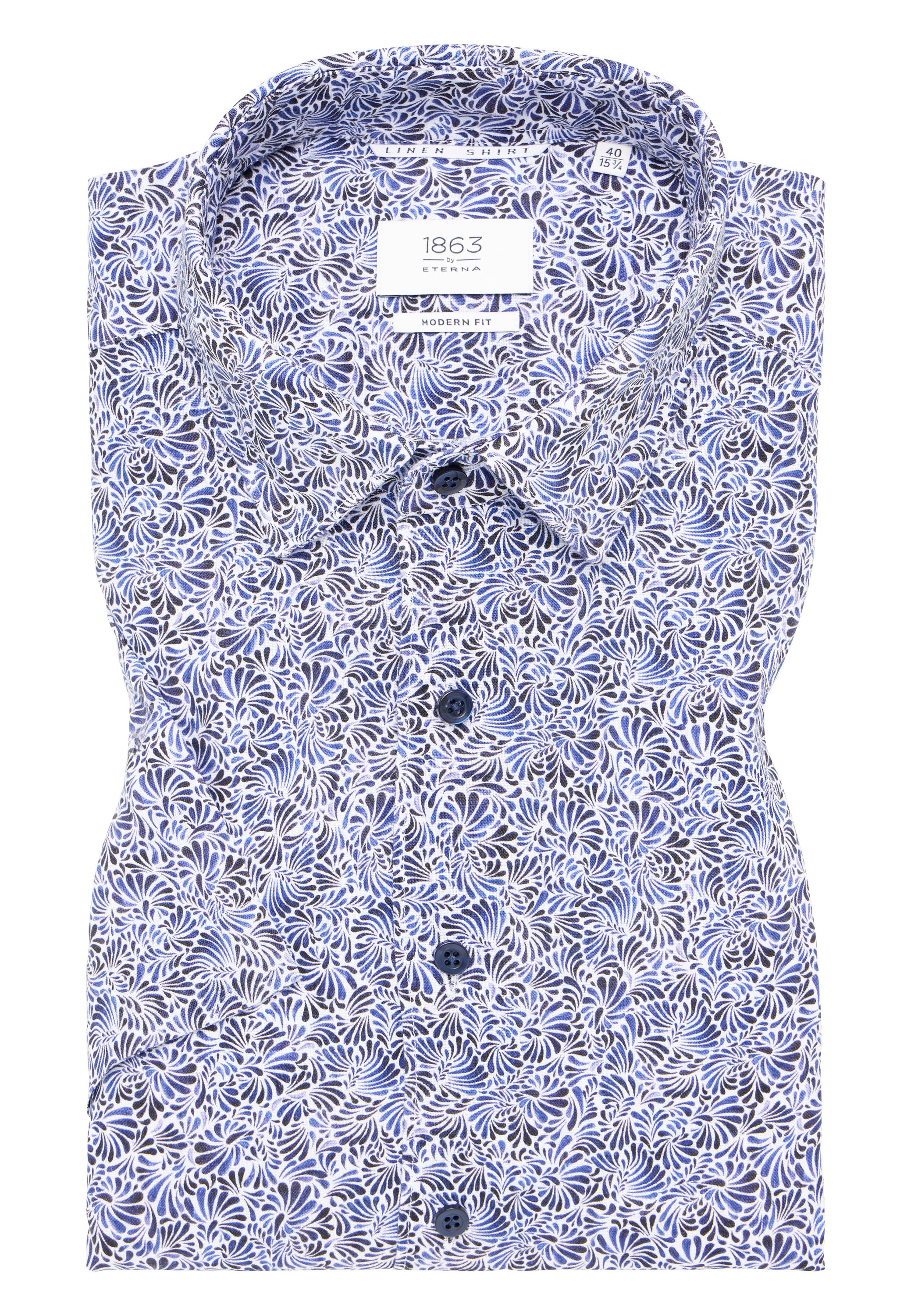 Eterna Chemise à manches courtes »MODERN FIT«, EASY IRON (bügelleicht)
