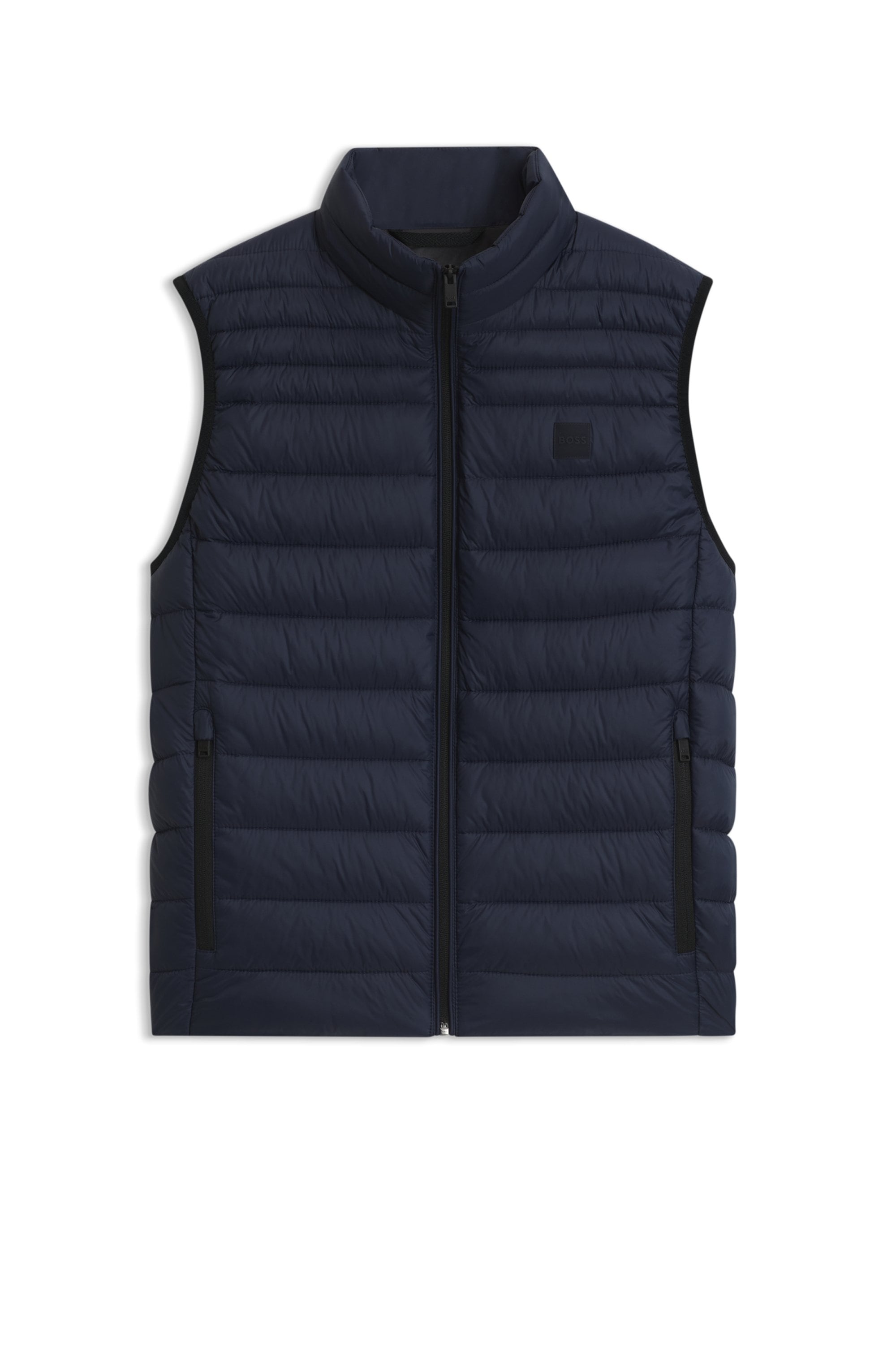 BOSS ORANGE Gilet matelassé »Odeno« Col montant, coupe slim, longueur courte