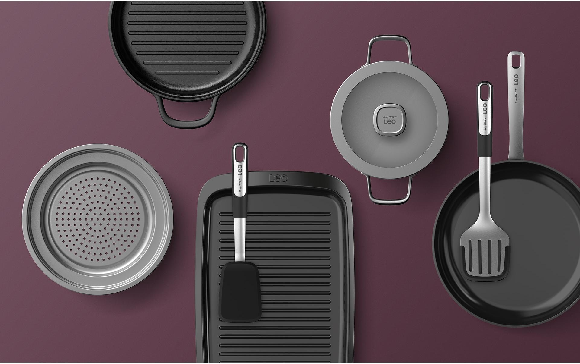 BergHOFF Barquette de barbecue »Leo Graphite 42 cm x 27,5 cm« 1 cuis tlg.