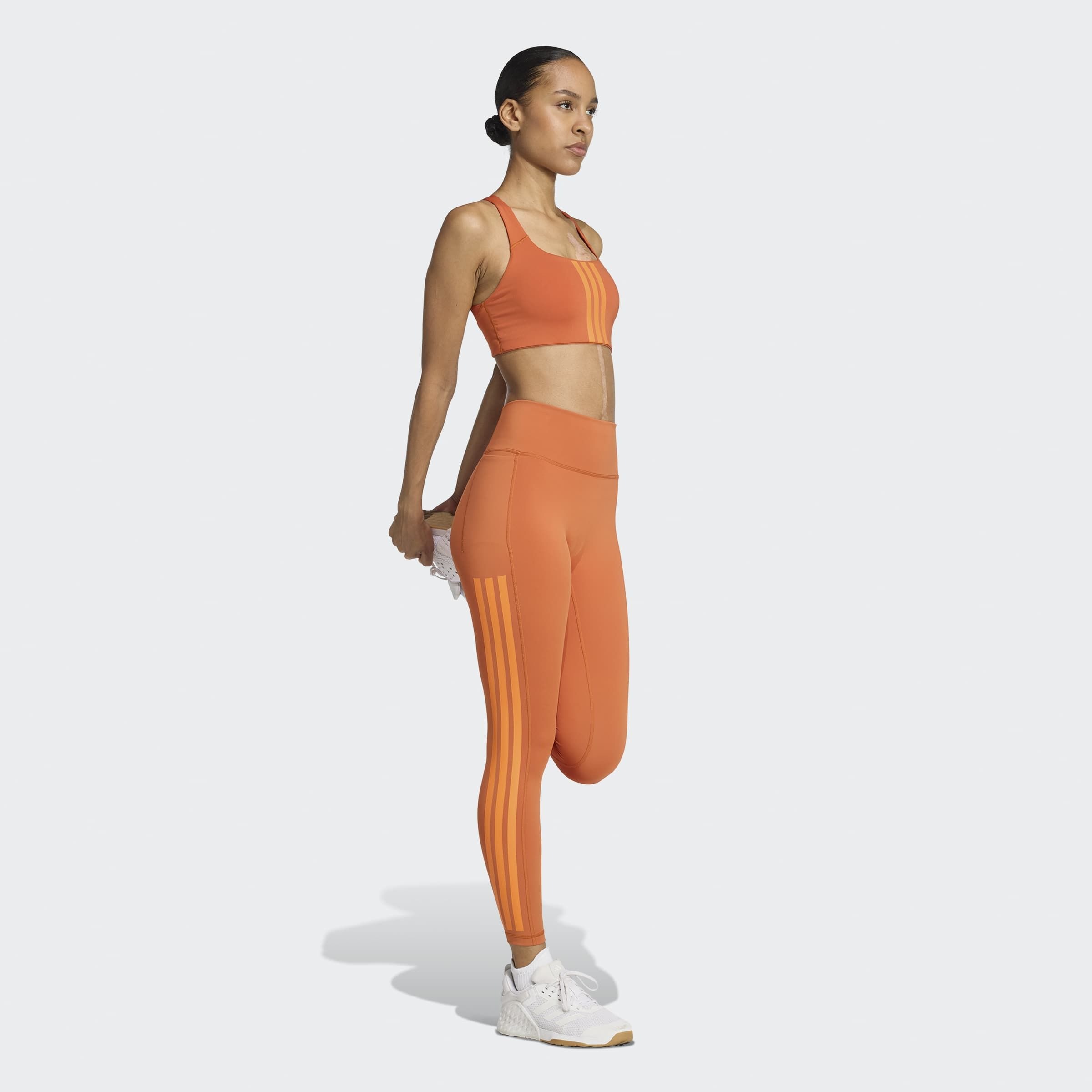 adidas Performance Caleçon d'entraînement »OPTIME WORKOUT 3-STREIFEN 7/8 LEGGINGS«