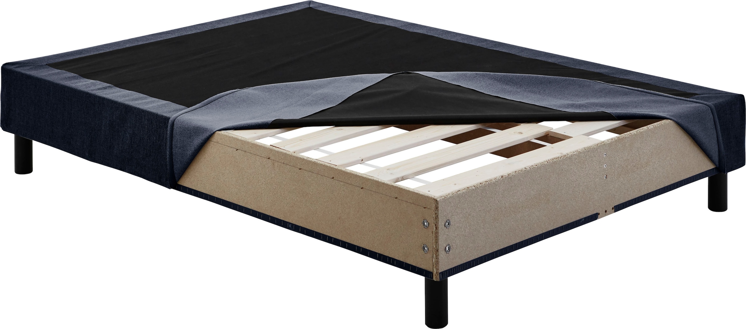 ATLANTIC home collection Lit de boxe »Happy« ohne Kopfteil, mit Topper, wahlweise mit oder ohne Bettwaren